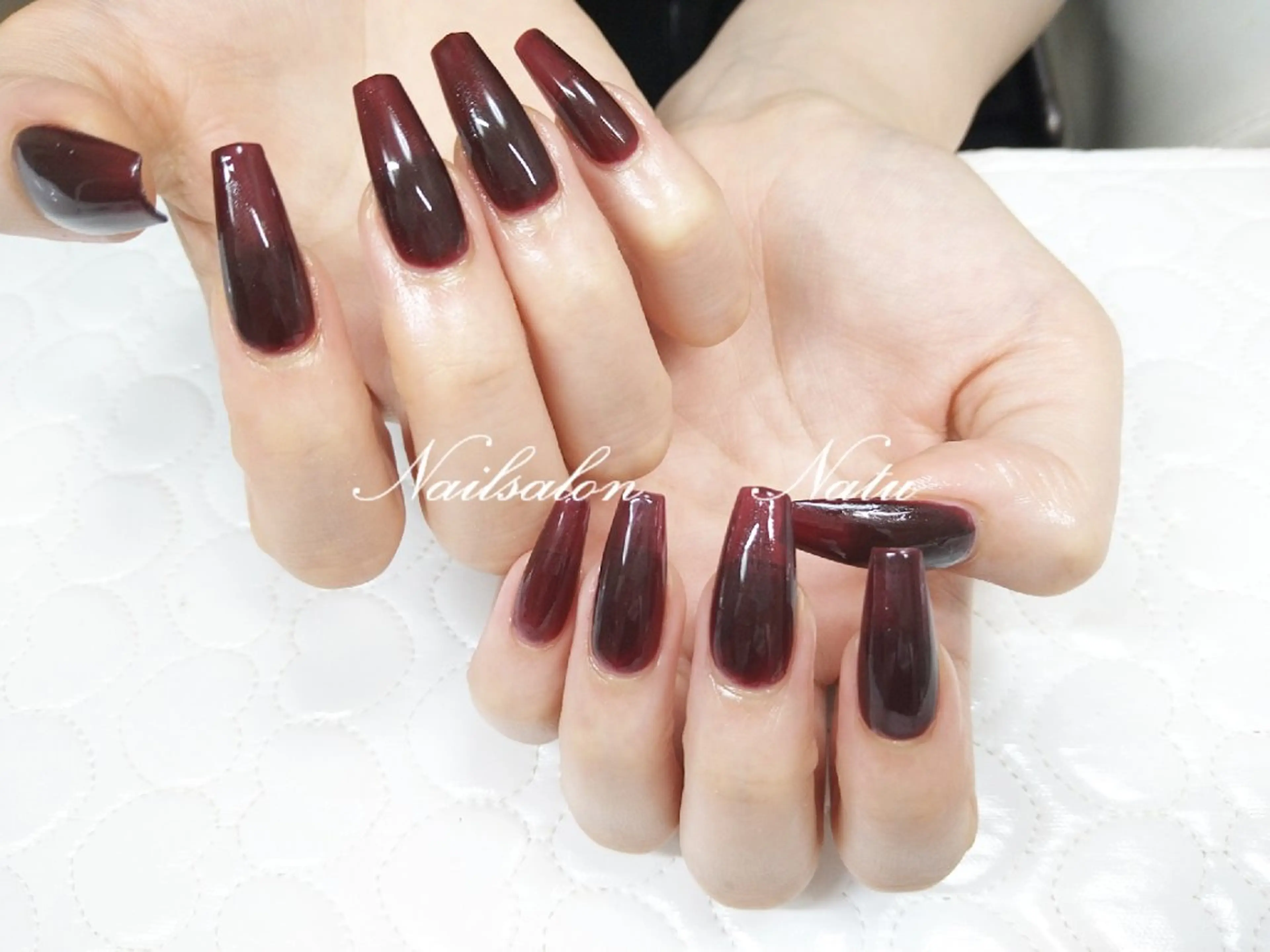 ミニモ限定【オフなし❌】フルチップ長さ出し10本+ワンカラー&ラメ(2色まで🆗)⚠️注意事項、詳細等ご確認下さい。の写真