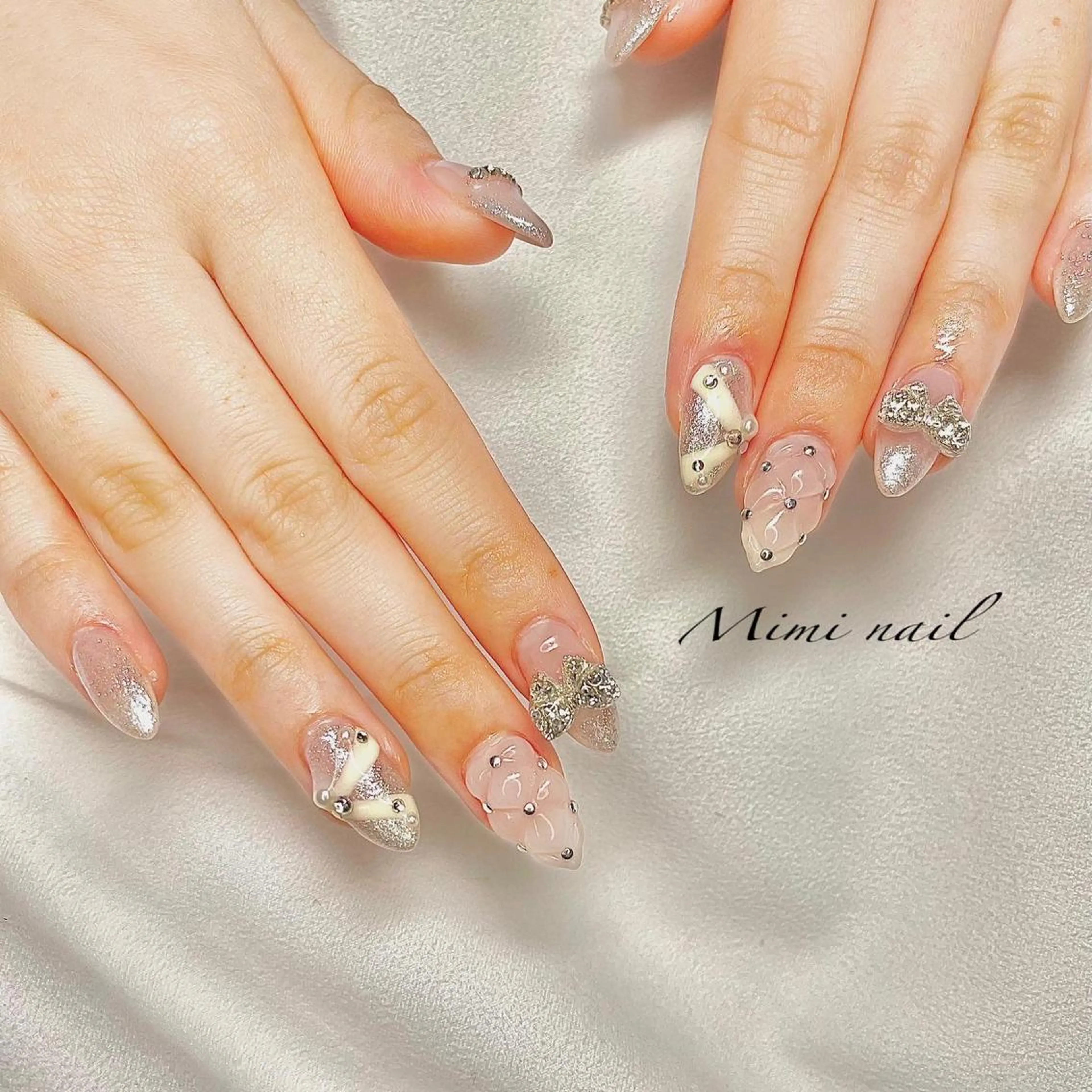 ネイル アートネイル スカルプネイル ハンドネイル beauty salonM&Iのネイルデザイン