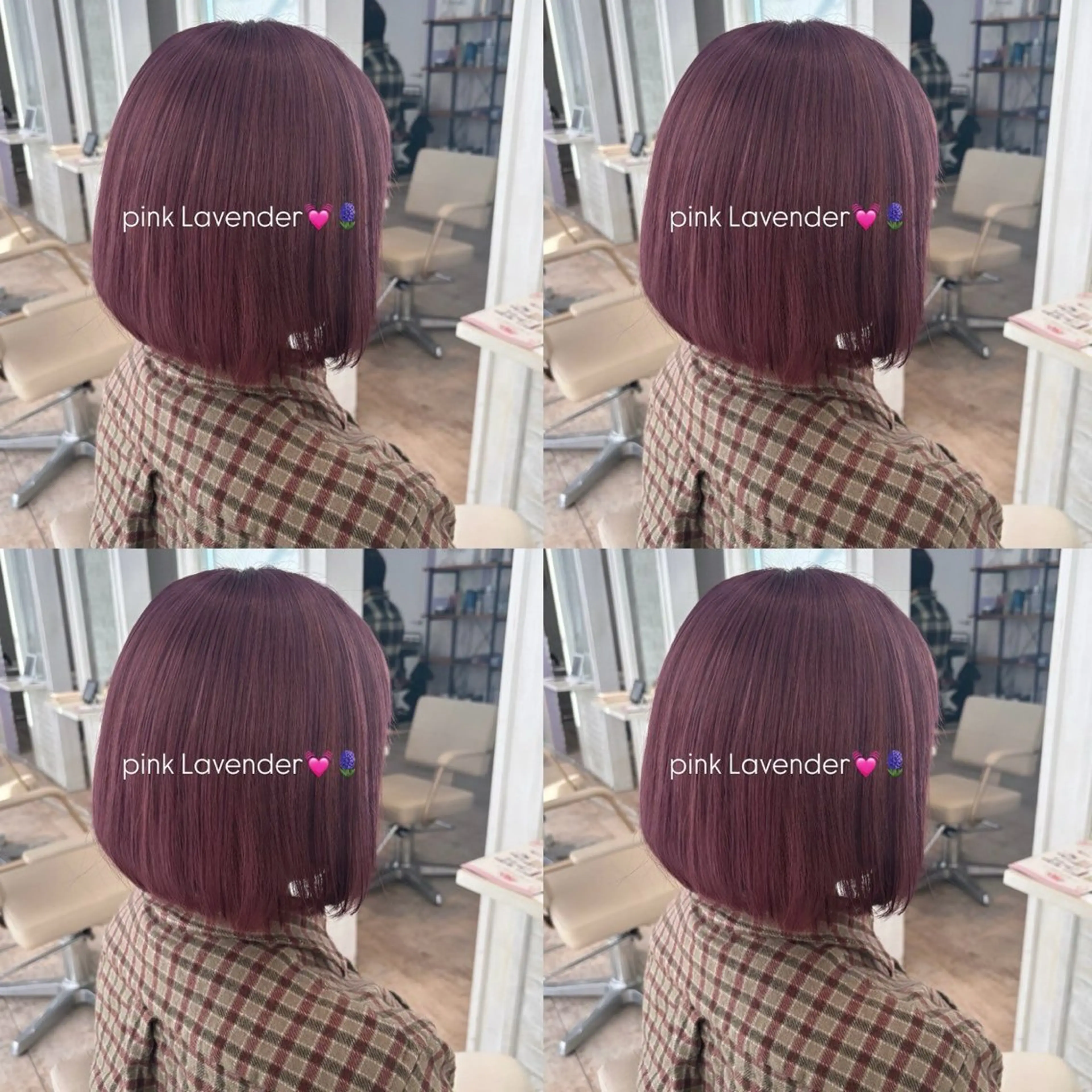 カラー ラベンダーカラー ピンクカラー ピンクラベンダー 📍JR奈良/ ブリーチ/佐藤有哉のヘアスタイル