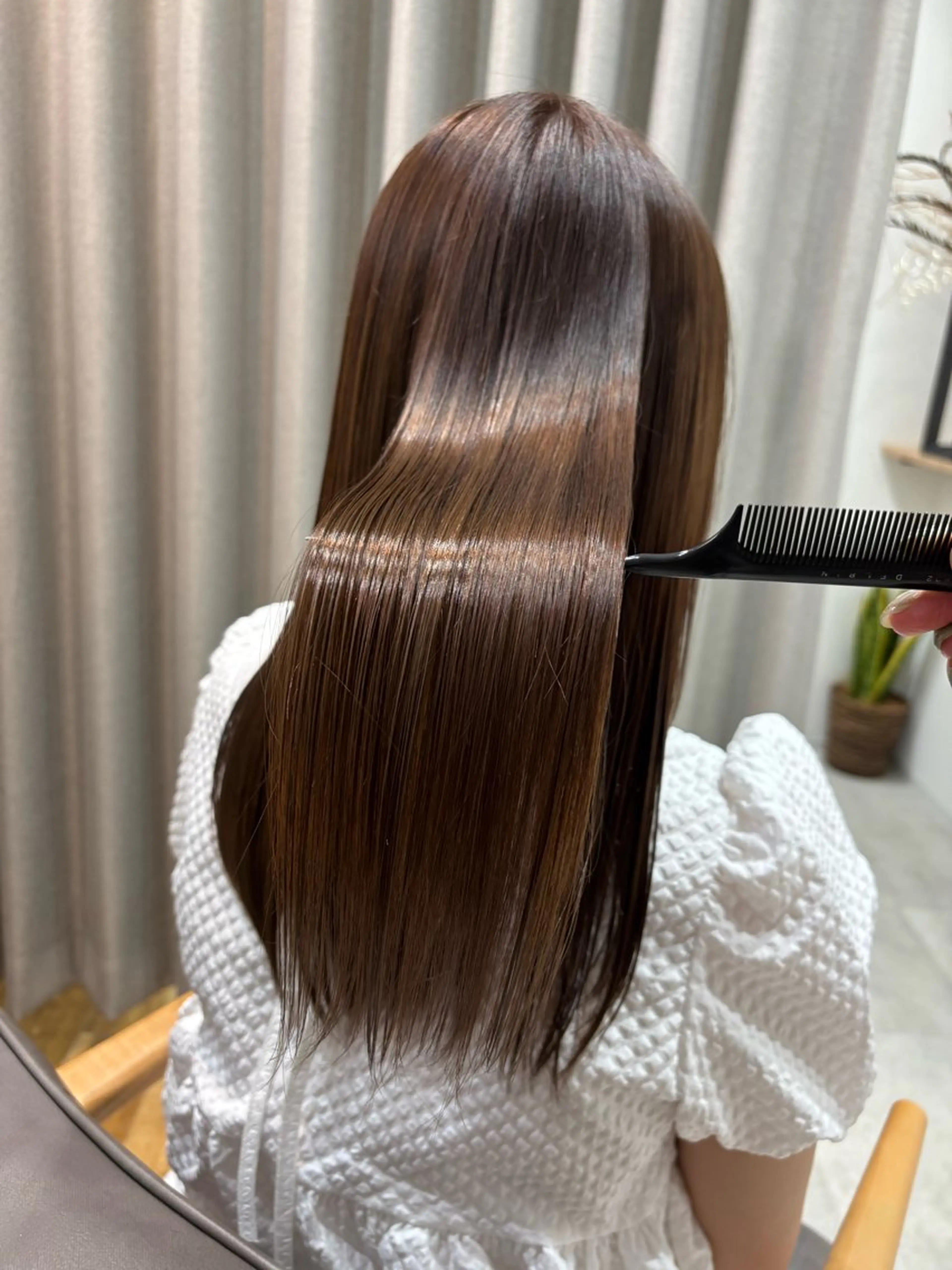 ロング カラー ベージュカラー Atre.所属・🤍美髪縮毛/髪質 改善/池上夏凜🤍のヘアスタイル