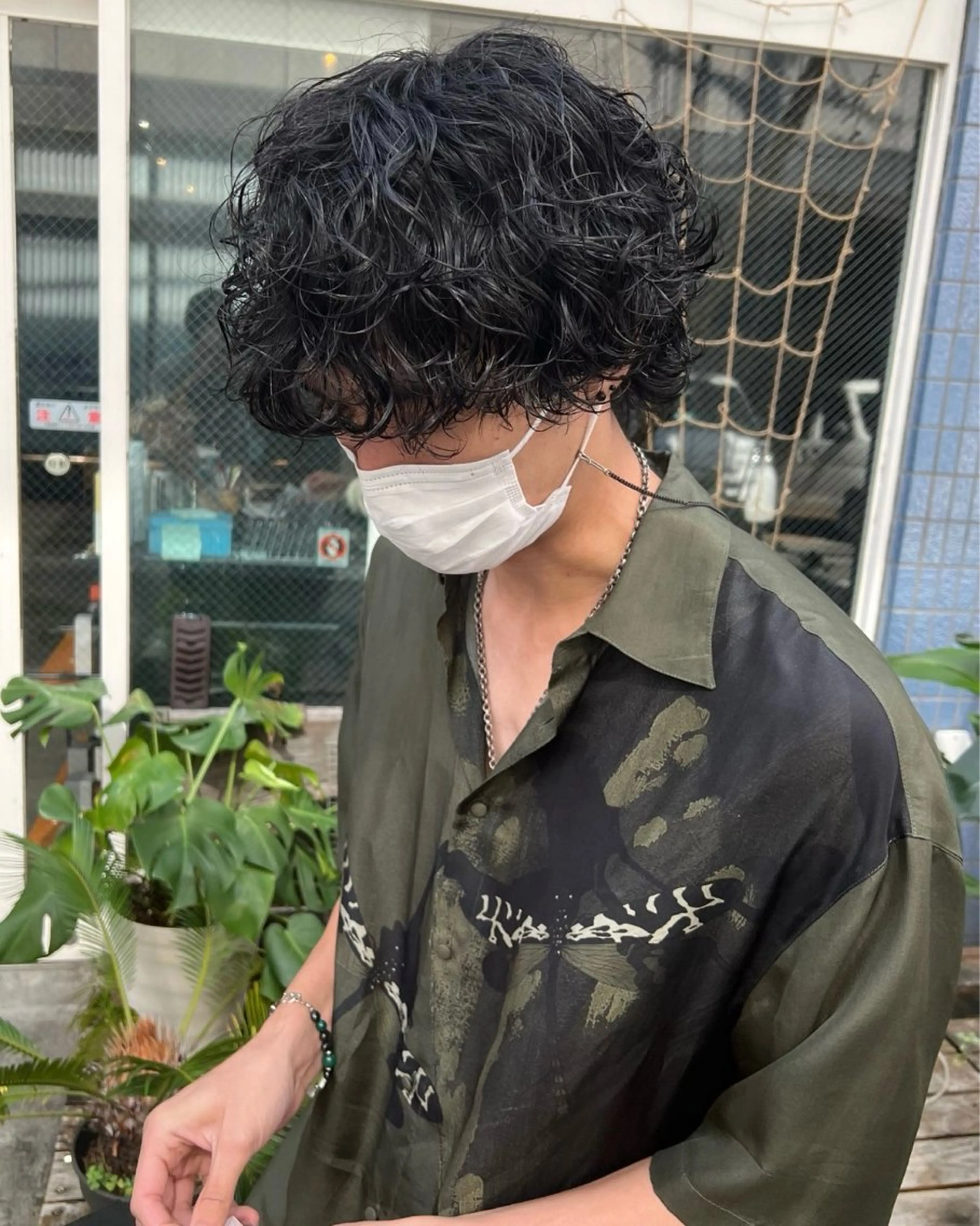 【メンズ限定❕営業後モデル❕】当日予約ok🌟カット＋パーマ＋トリートメントの写真