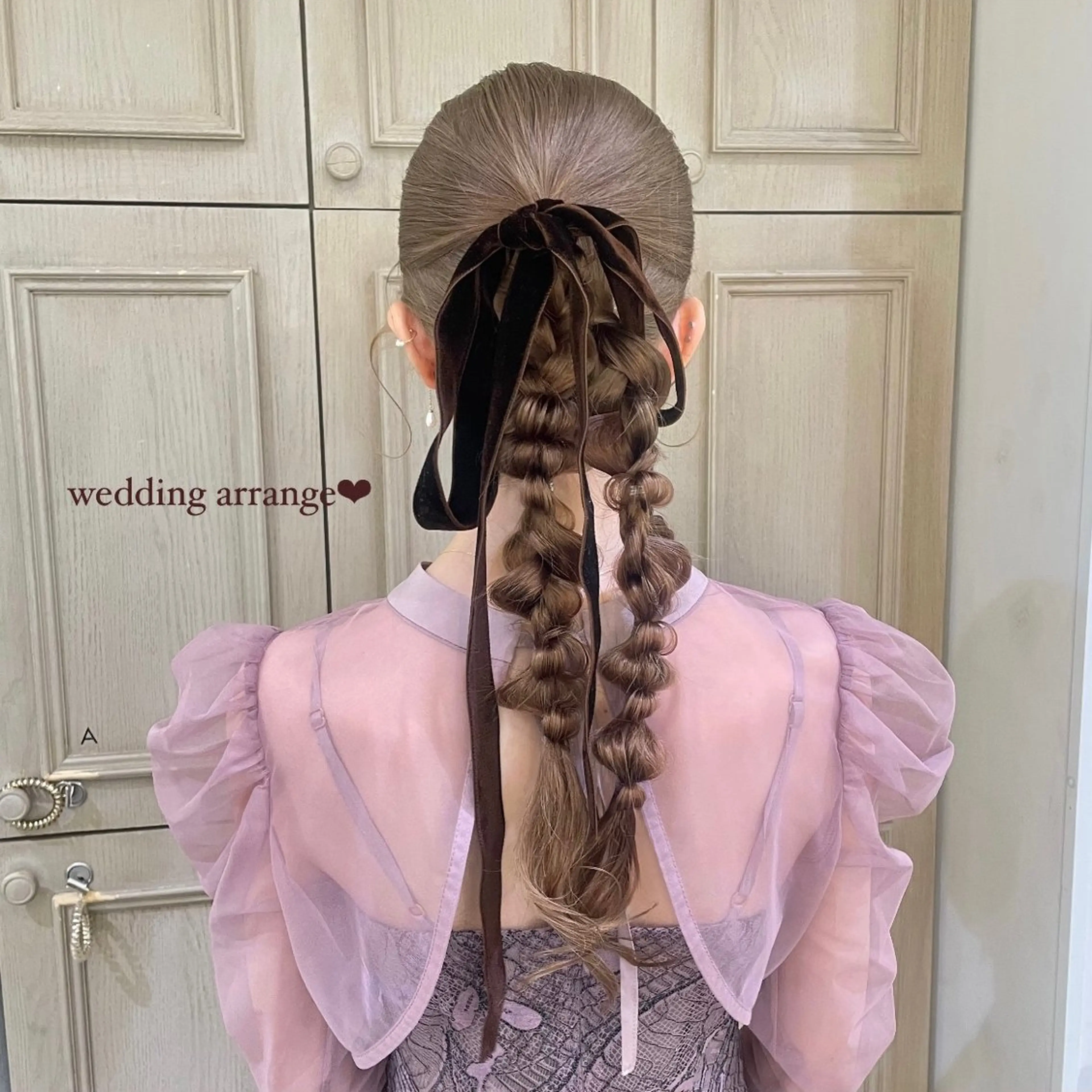 ヘアアレンジ ハイトーンカラー/ 長さだし🐇きょうかのヘアスタイル