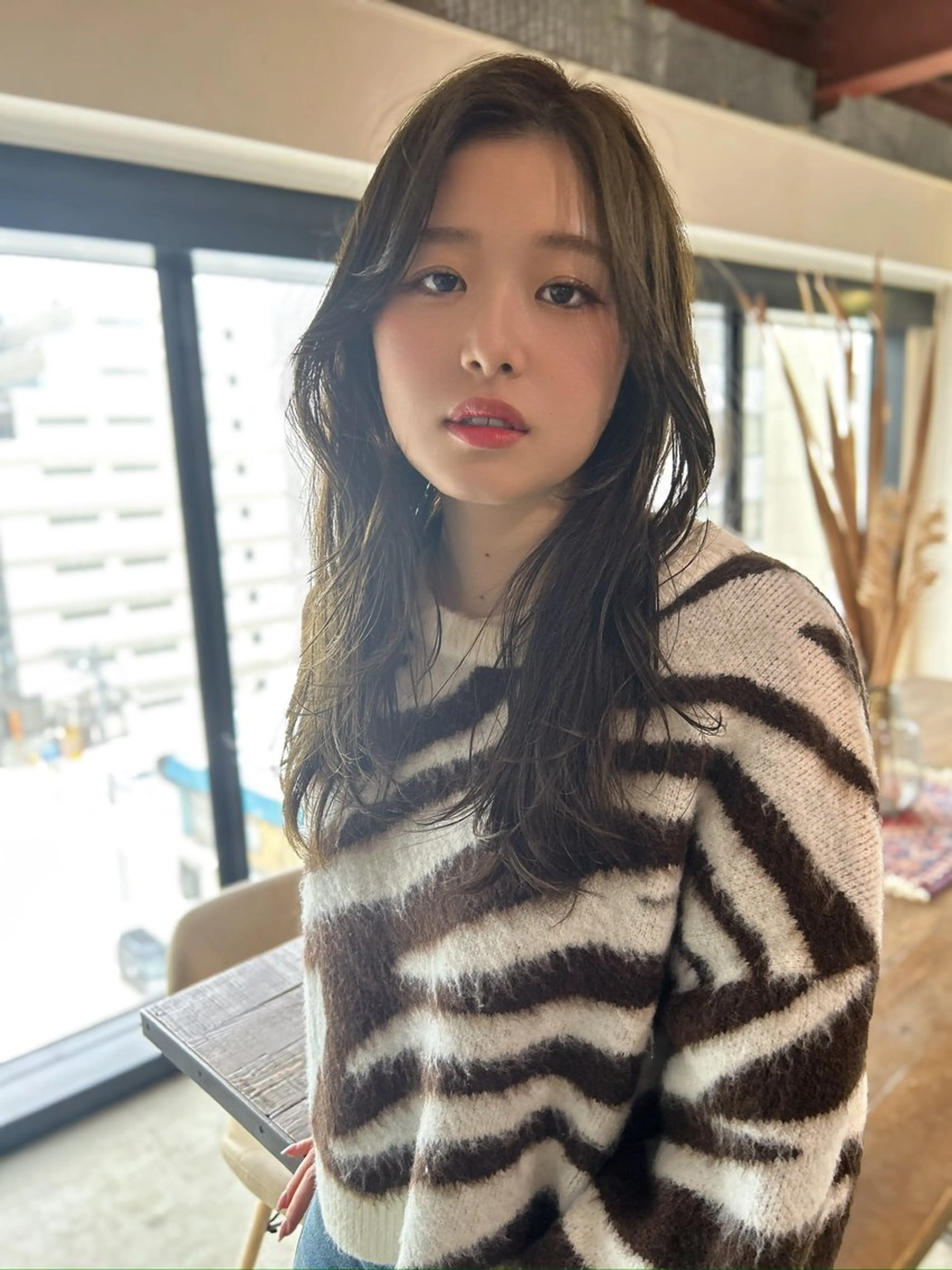 🥉人気NO.3✨️カット➕ブリーチなしダブルカラー➕1stepトリートメント🌈の写真