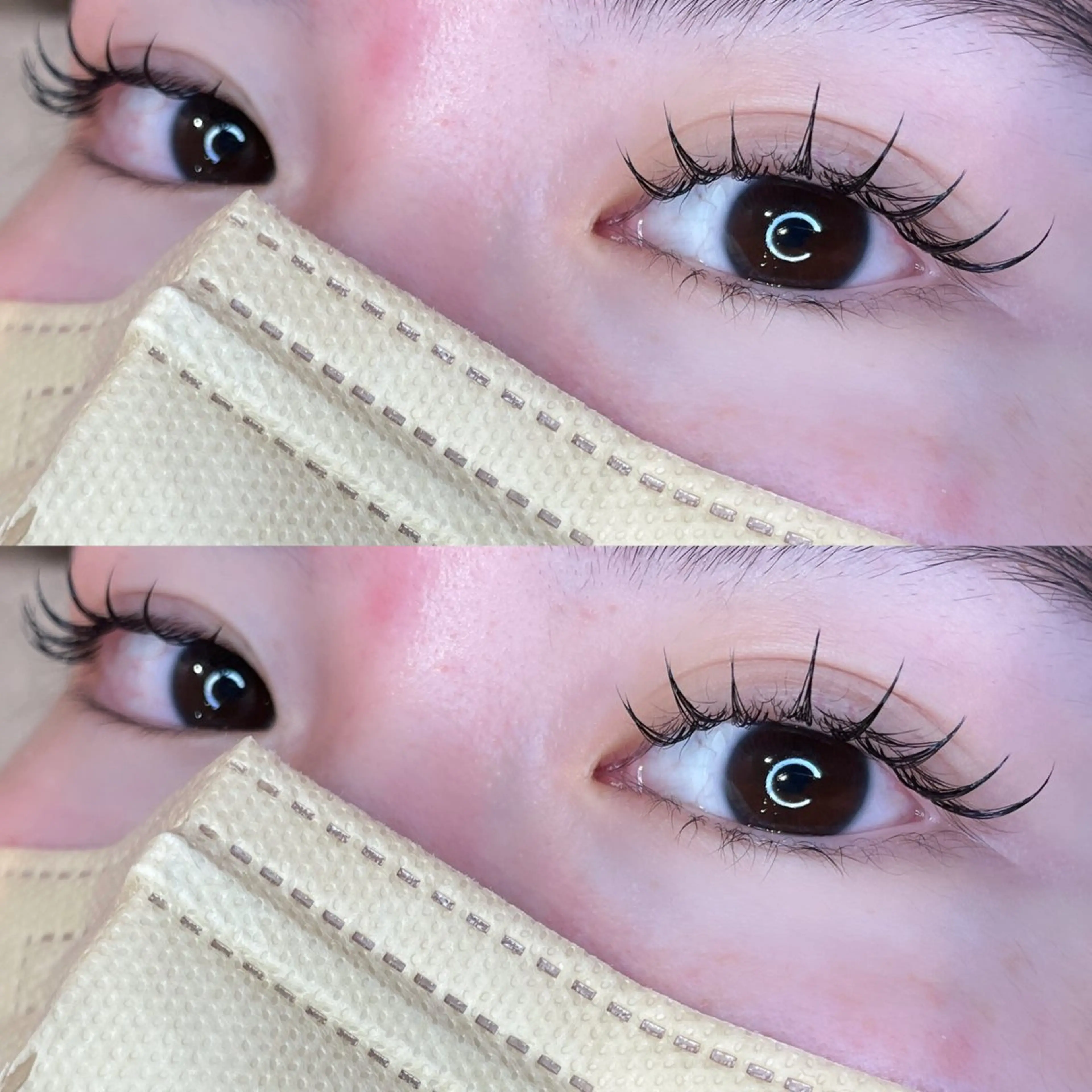 【撮影OKの方限定🩵】3D Lash × LED 🪄ྀི180本(60束)+コーティング仕上げの写真