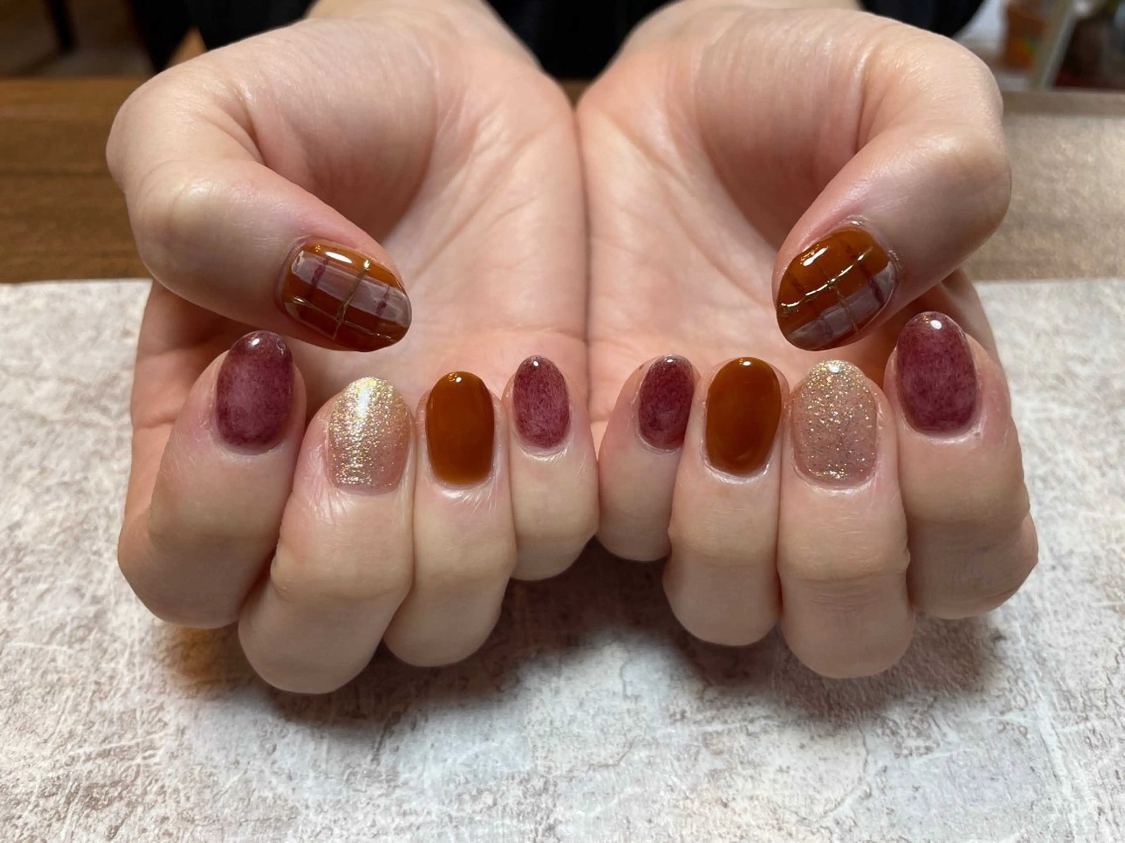 定額アートネイル💜オフあり🖐🏻の写真