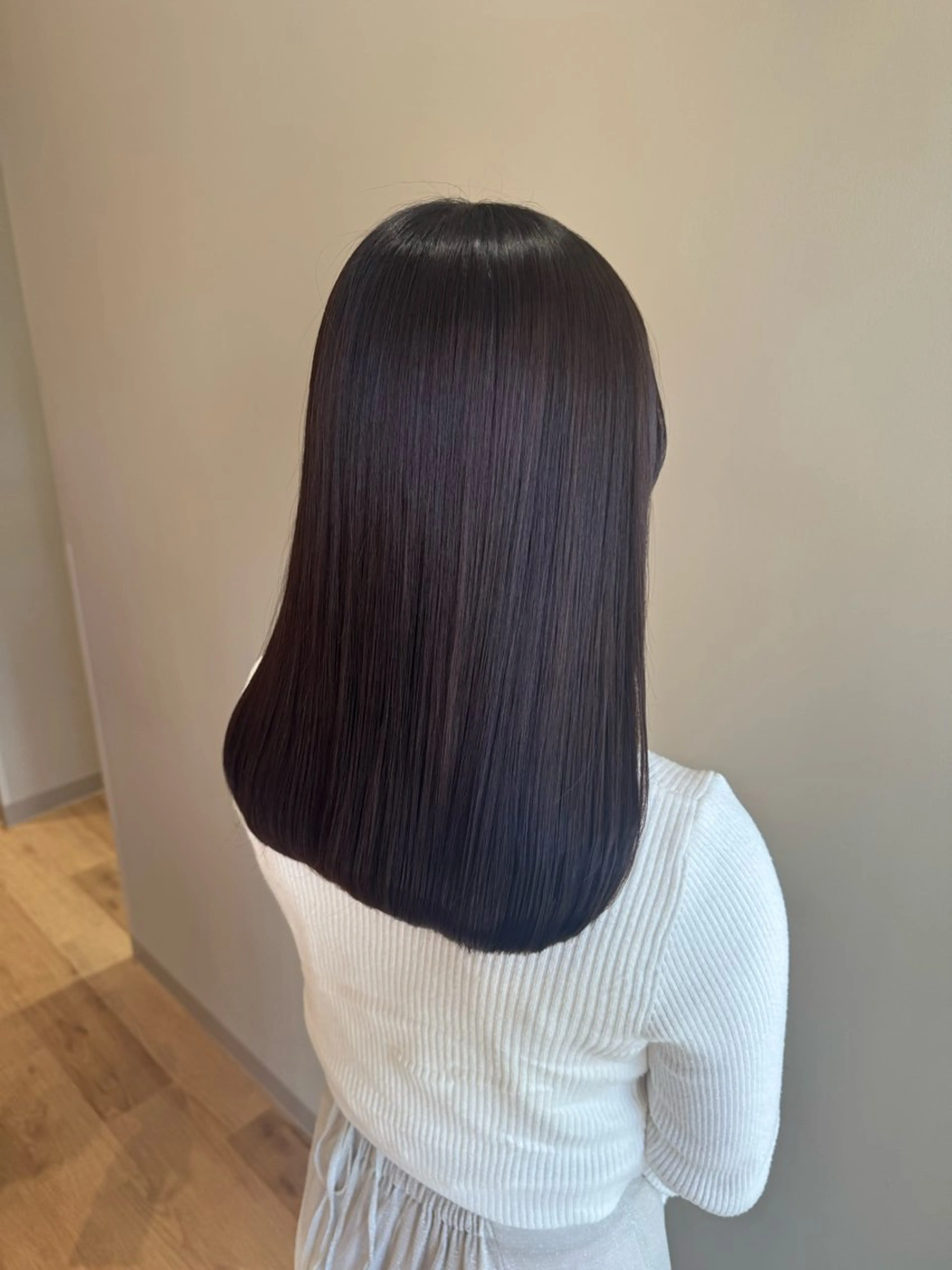 ロング 黒島優香🦋 /縮毛矯正/髪質改善のヘアスタイル