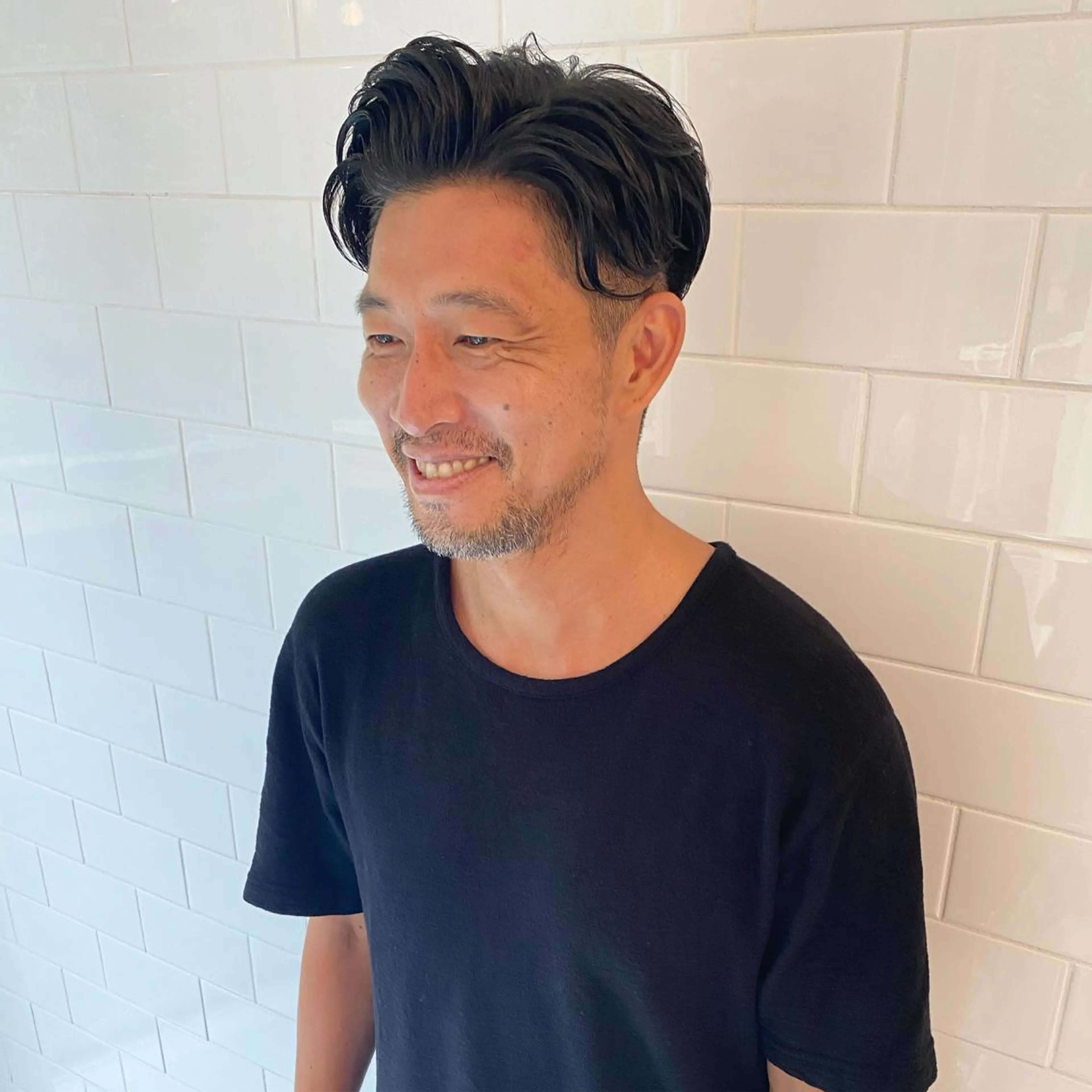 ショート カラー パーマ ヘアアレンジ メンズ キッズ ネイル マツエク・マツパ 中元 淳のヘアスタイル