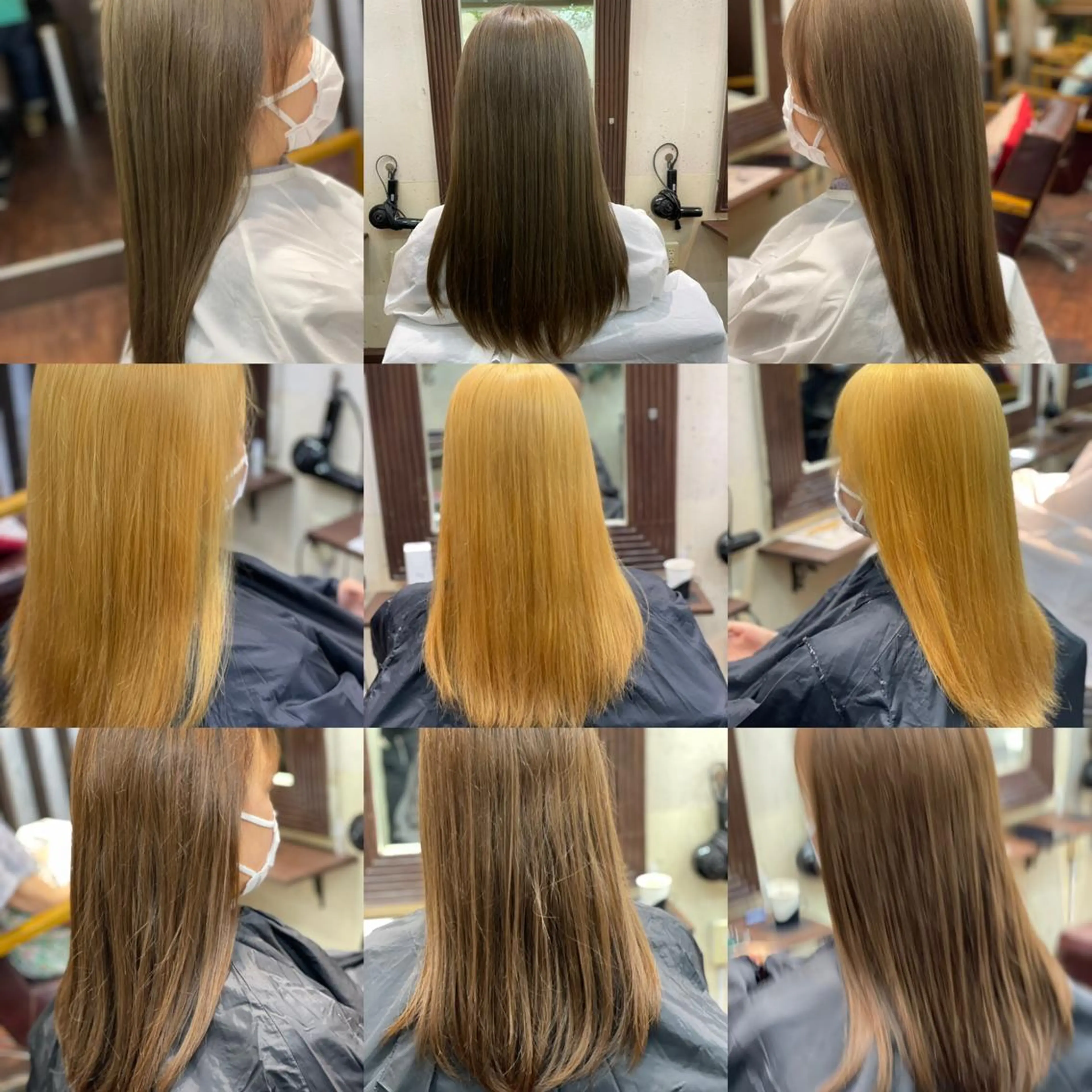 🌻【透明感No,1】🌻前髪カット＋Wカラー＋6stepトリートメントの写真