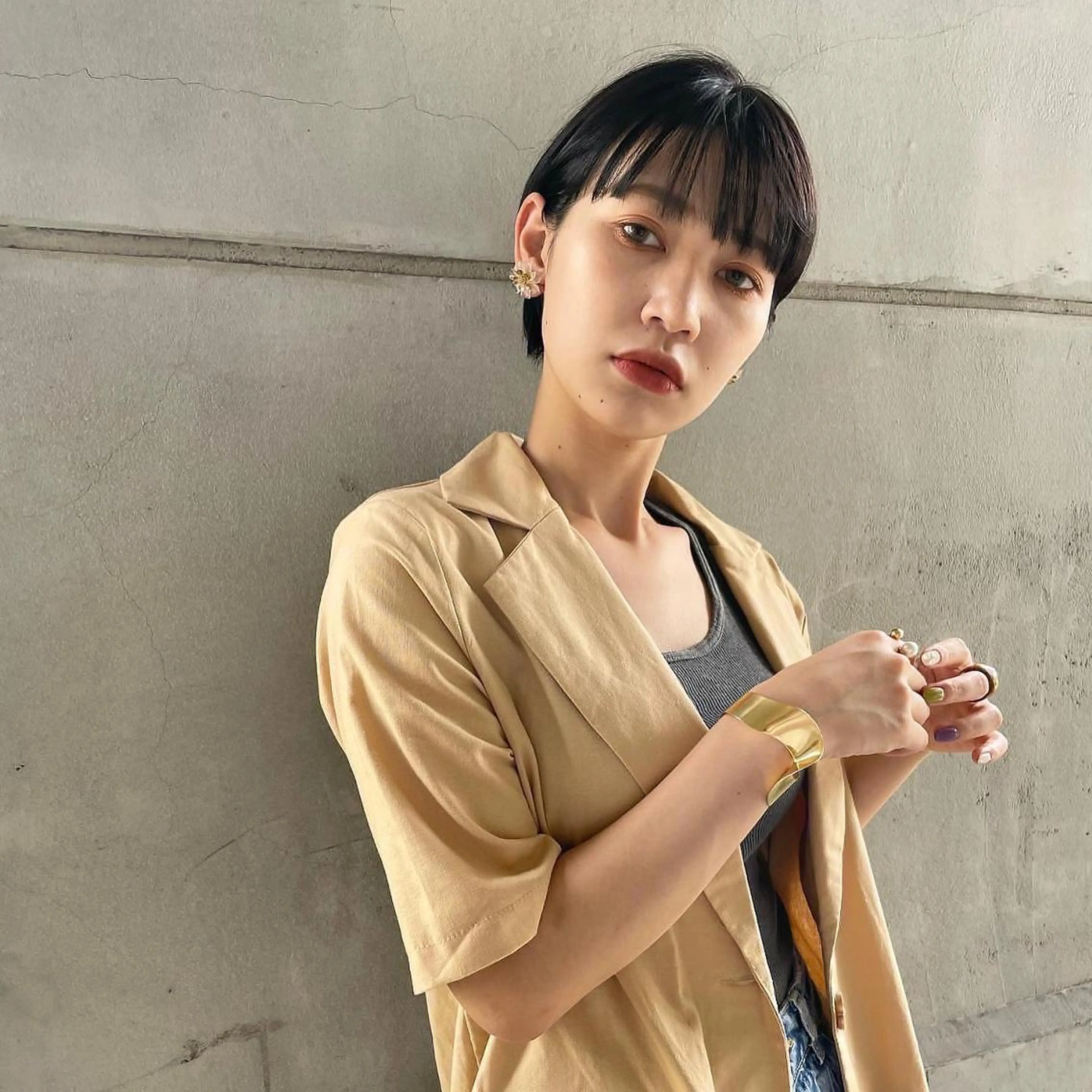 ショート 河原 亮のヘアスタイル