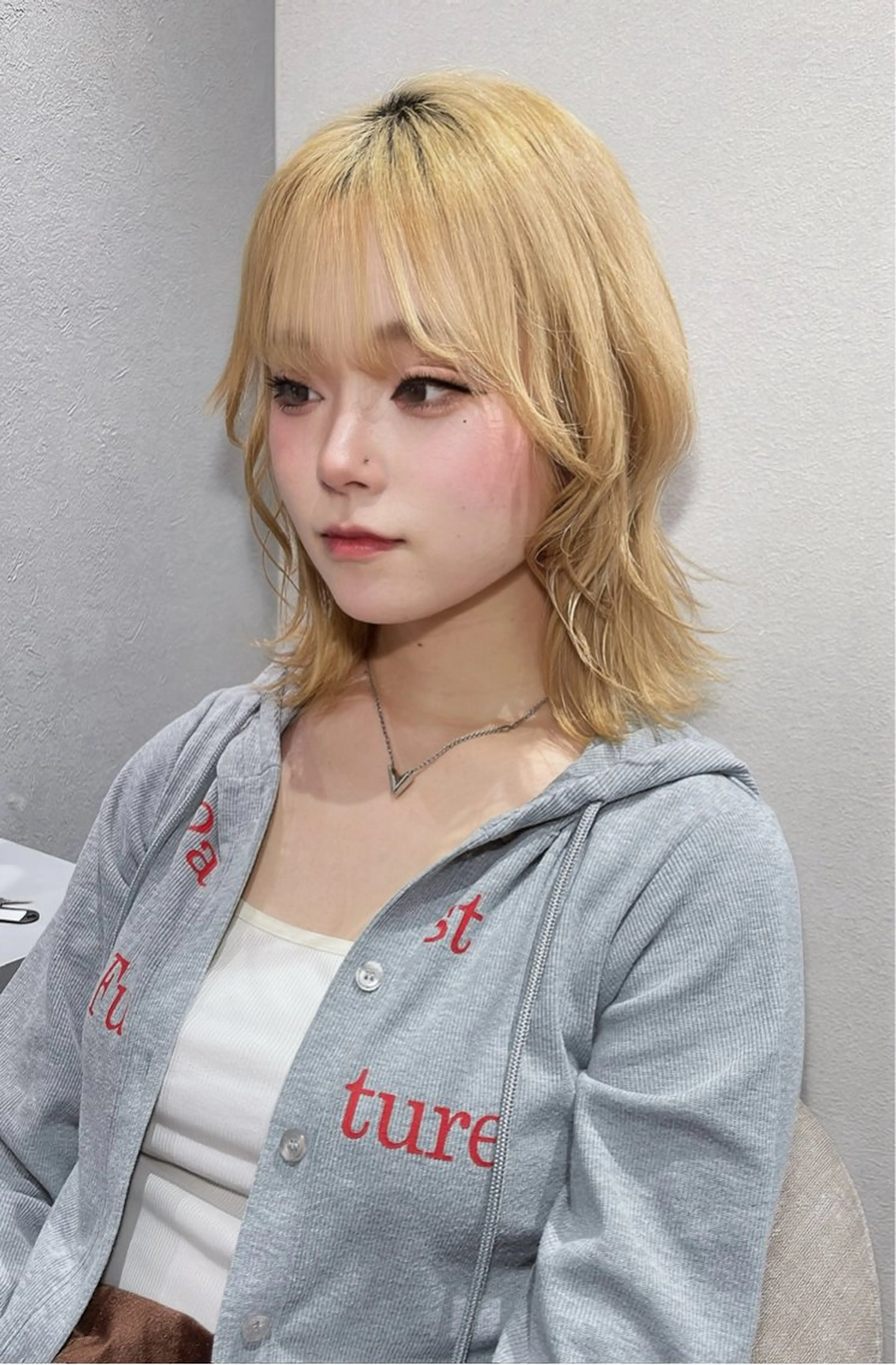 ショート ボブレイヤー ボブ レイヤーカット カット トリートメント INCE HAIR京都四条大宮所属・似合わせカット/ 顔周り/Marinaのヘアスタイル