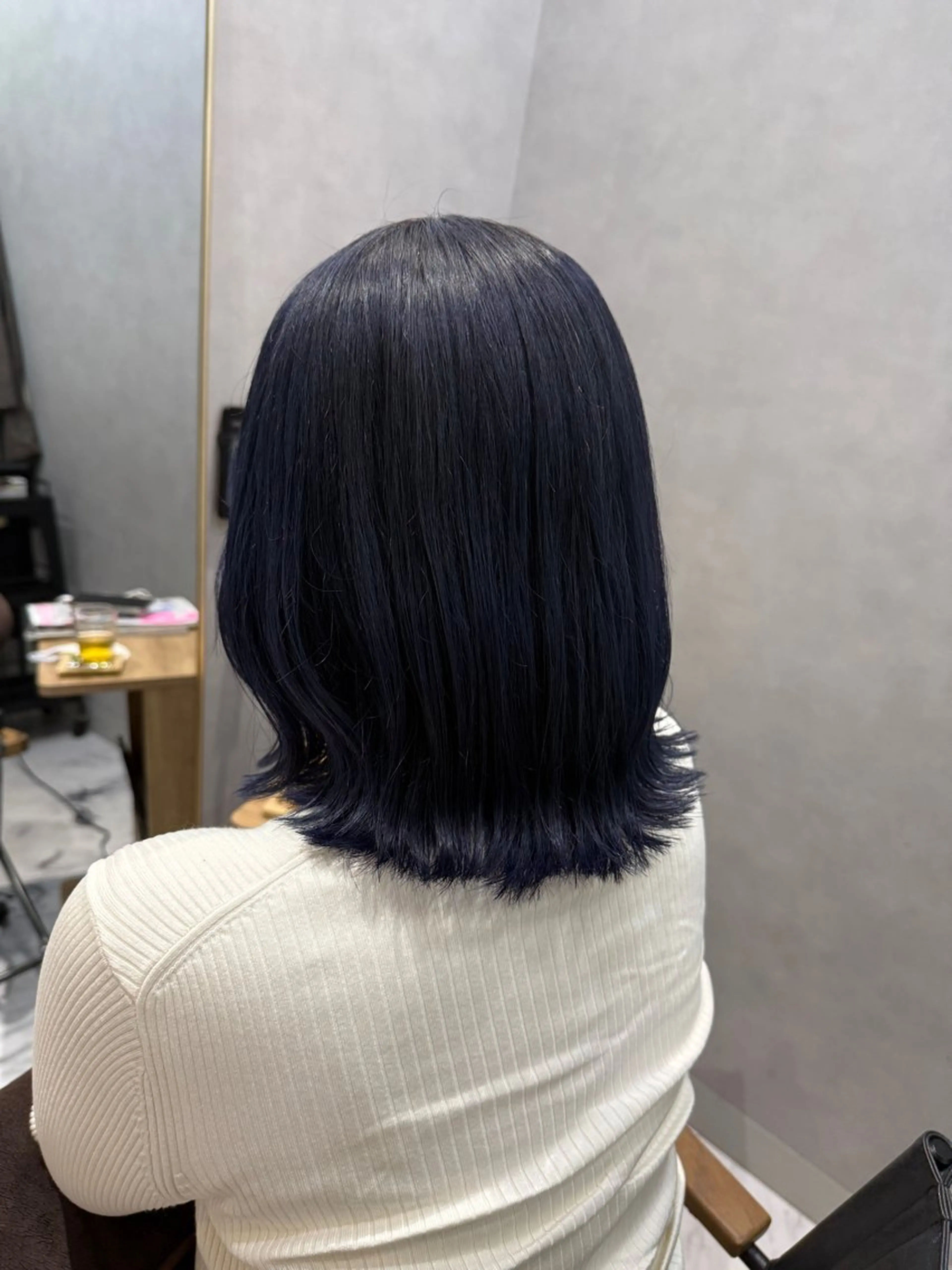 ミディアム カラー カット ヘアカラー トリートメント 透明感カラー/パーマ 🌀アオノのヘアスタイル