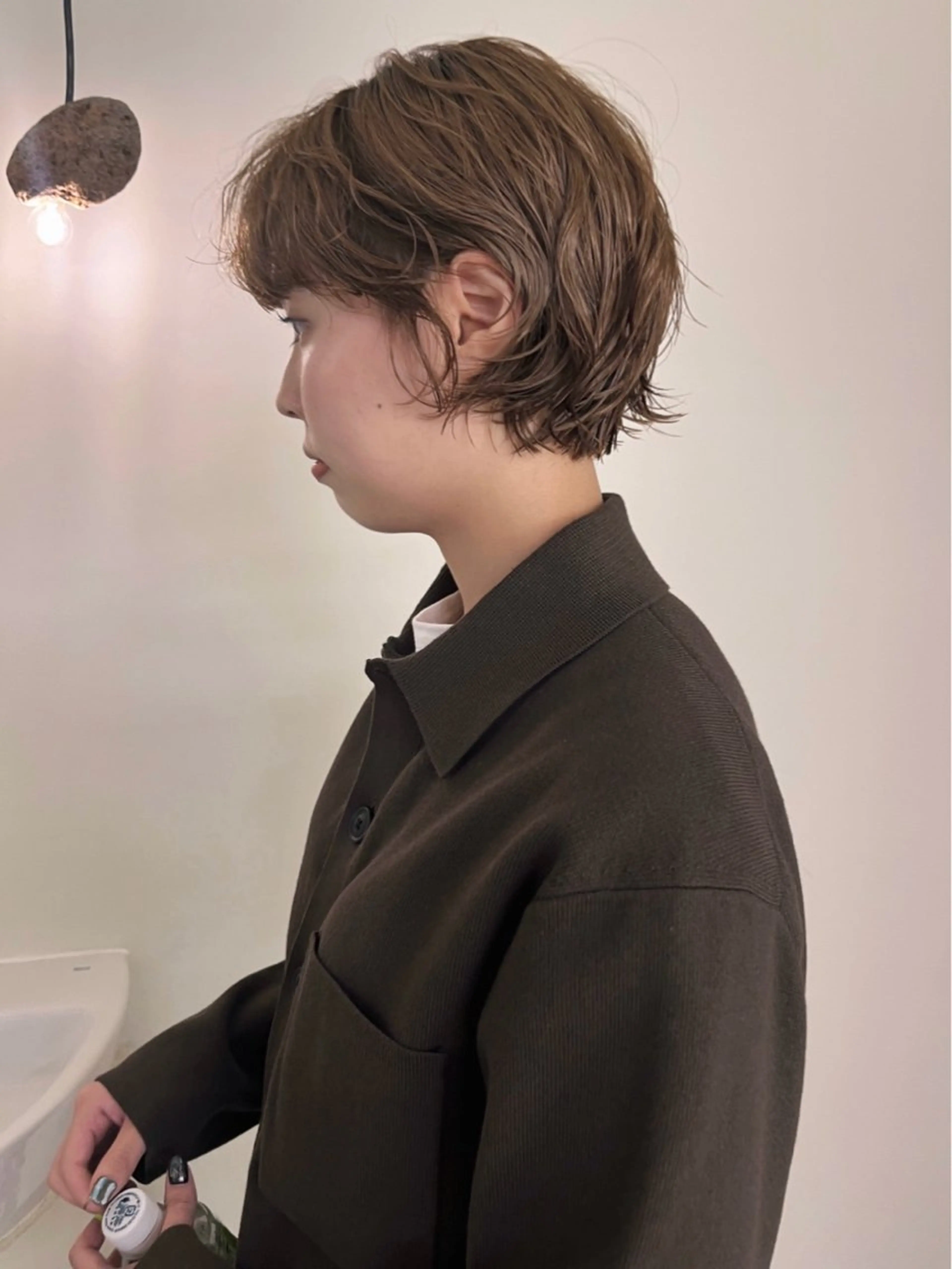 ショート カラー パーマ ブリーチ ブロンド ブラウンカラー 外国人風カラー メンズハイトーン/栄 /イトウタケルのヘアスタイル