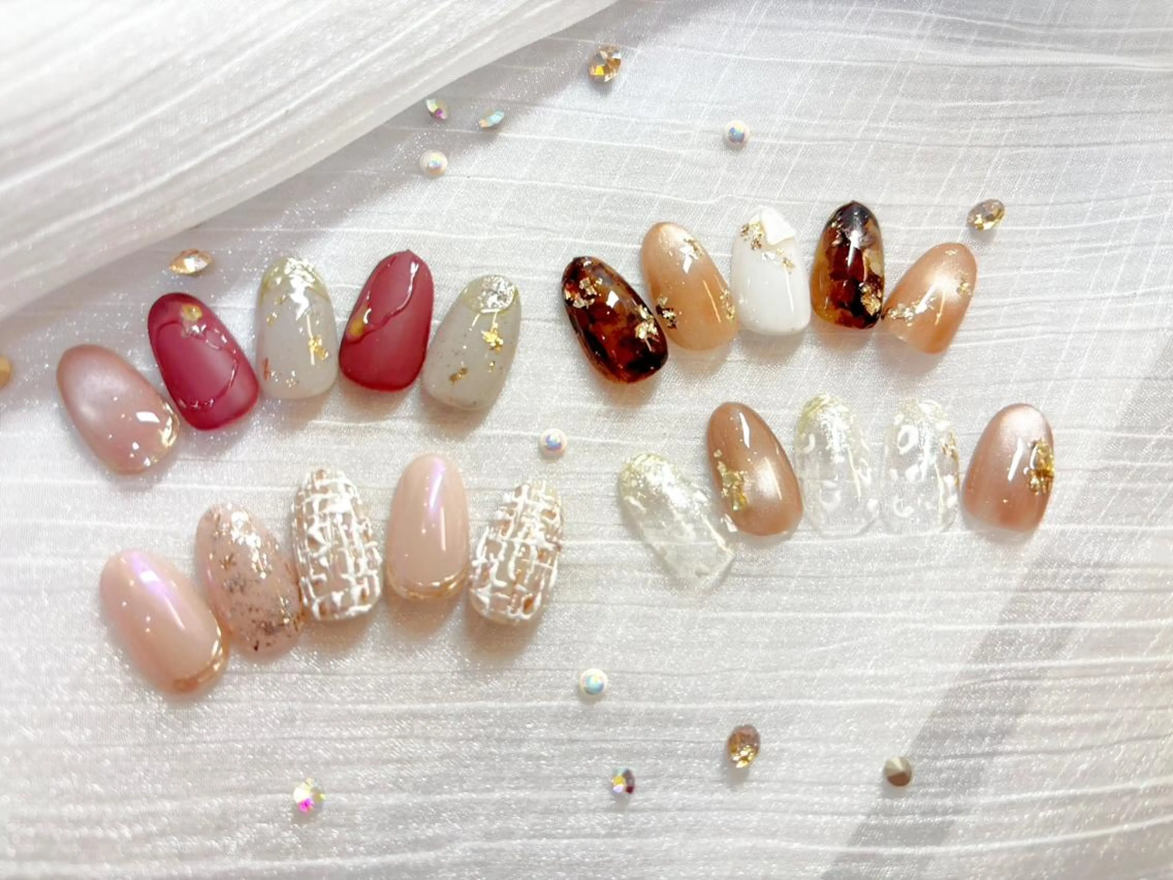 【HAND】季節のデザインネイルオフありの写真