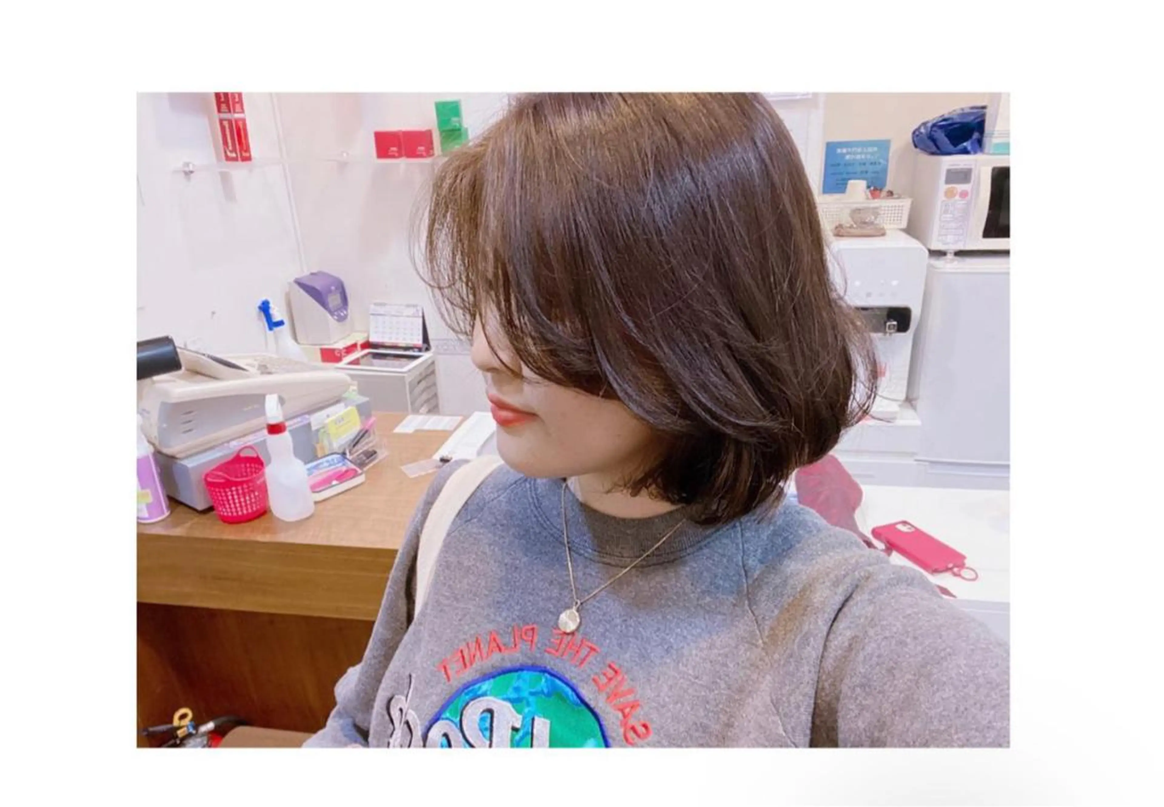 💇‍♀️🇰🇷韓国風女性カット(シャンプー＋ブロー込み)の写真