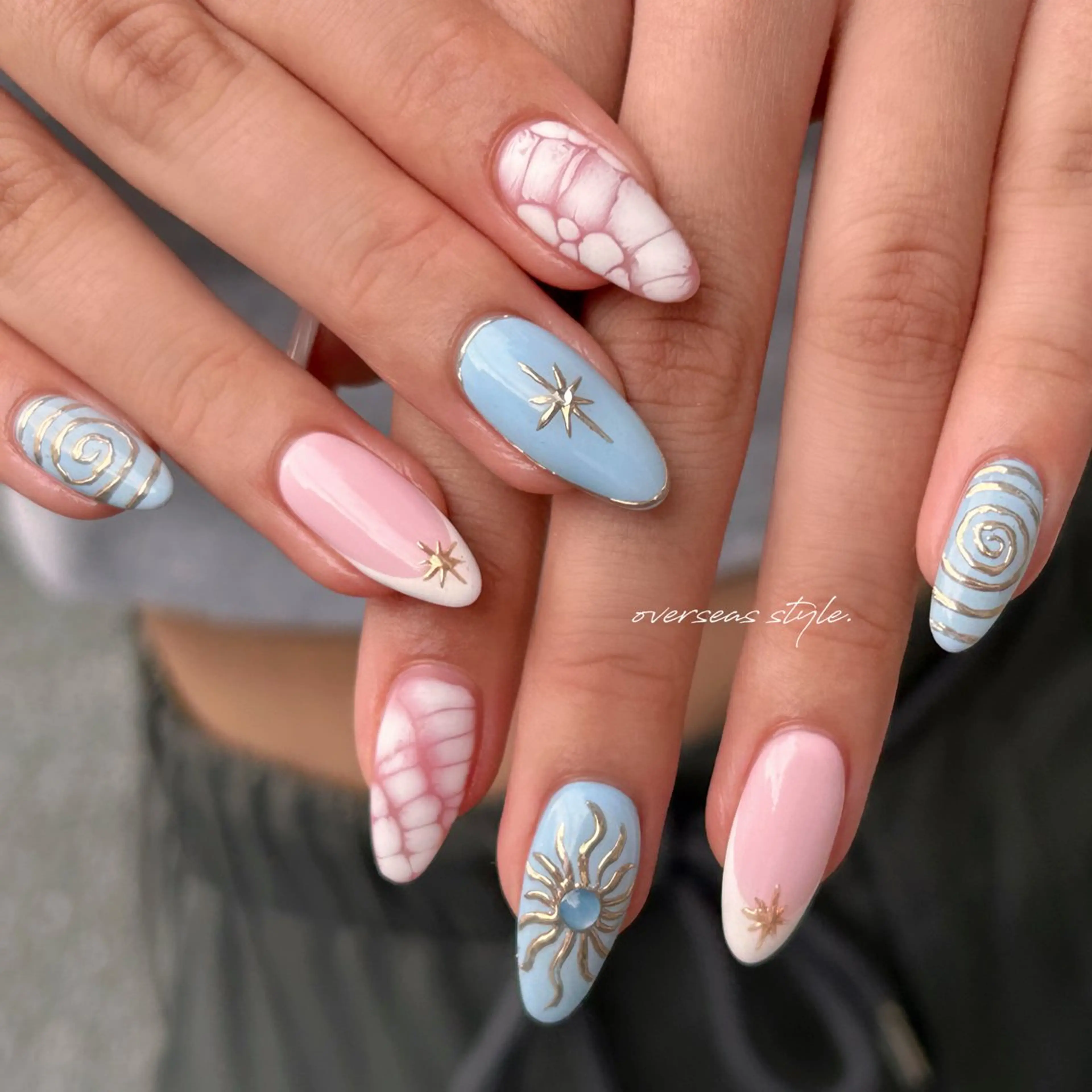 ネイル ロングネイル ハンドネイル hair  MILE.所属・MILE. mukonosouのネイルデザイン