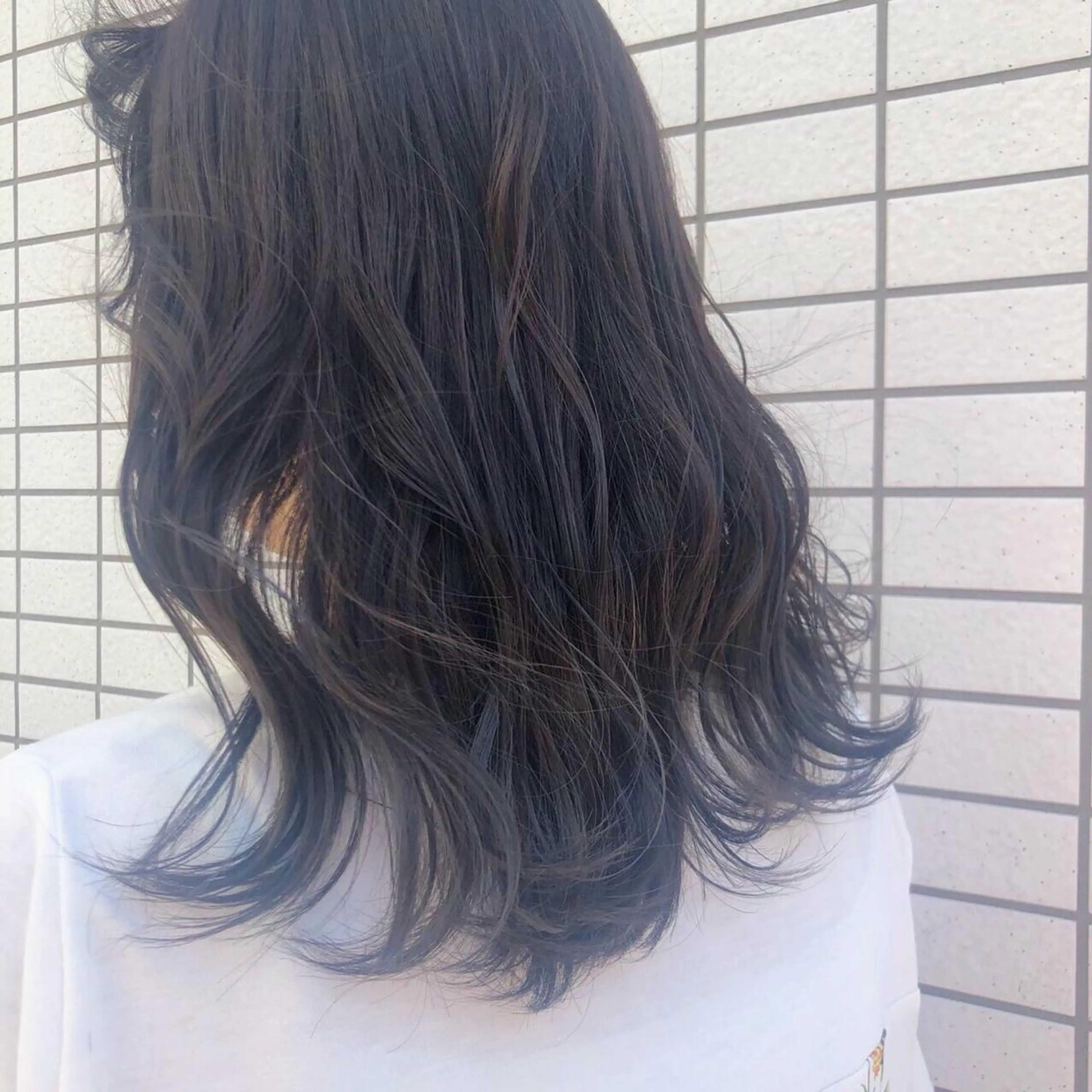 ミディアム カラー ヘアカラー トリートメント 自宅での再現性👌 溝の口/中裕樹のヘアスタイル