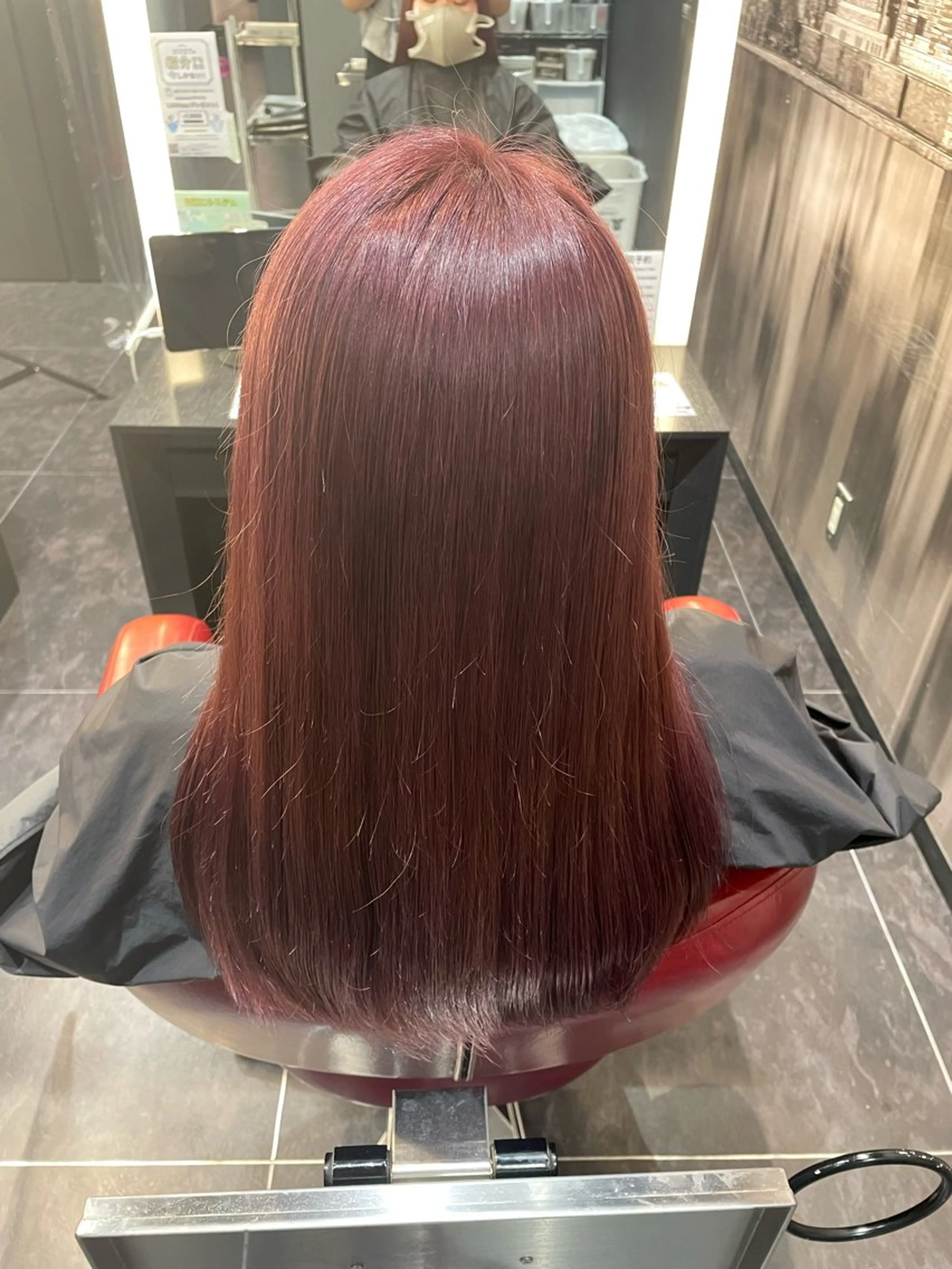 ロング カラー 森 亜紗美のヘアスタイル