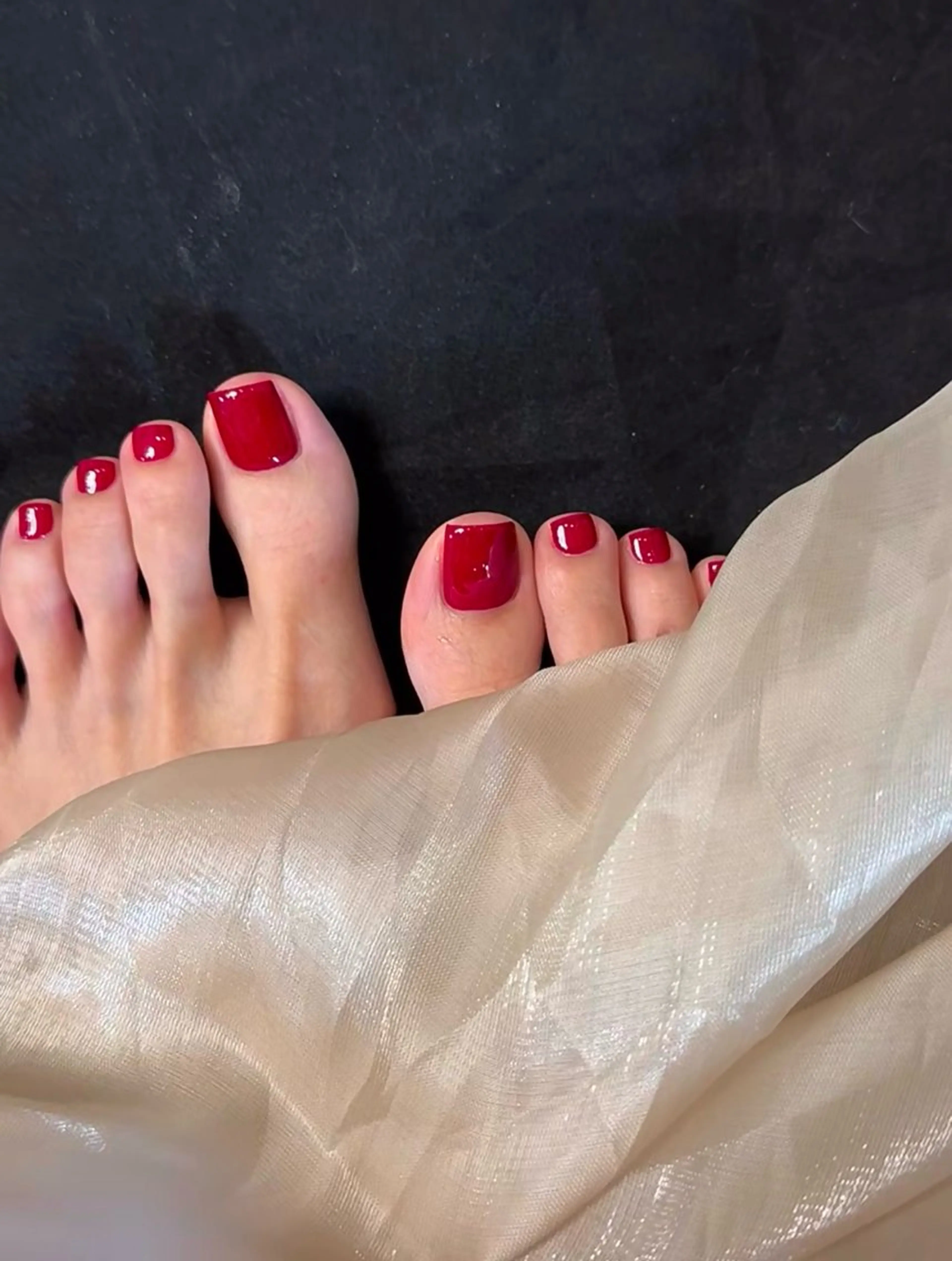 【フット】ワンカラー，ラメ、マグネットも選択可能の写真