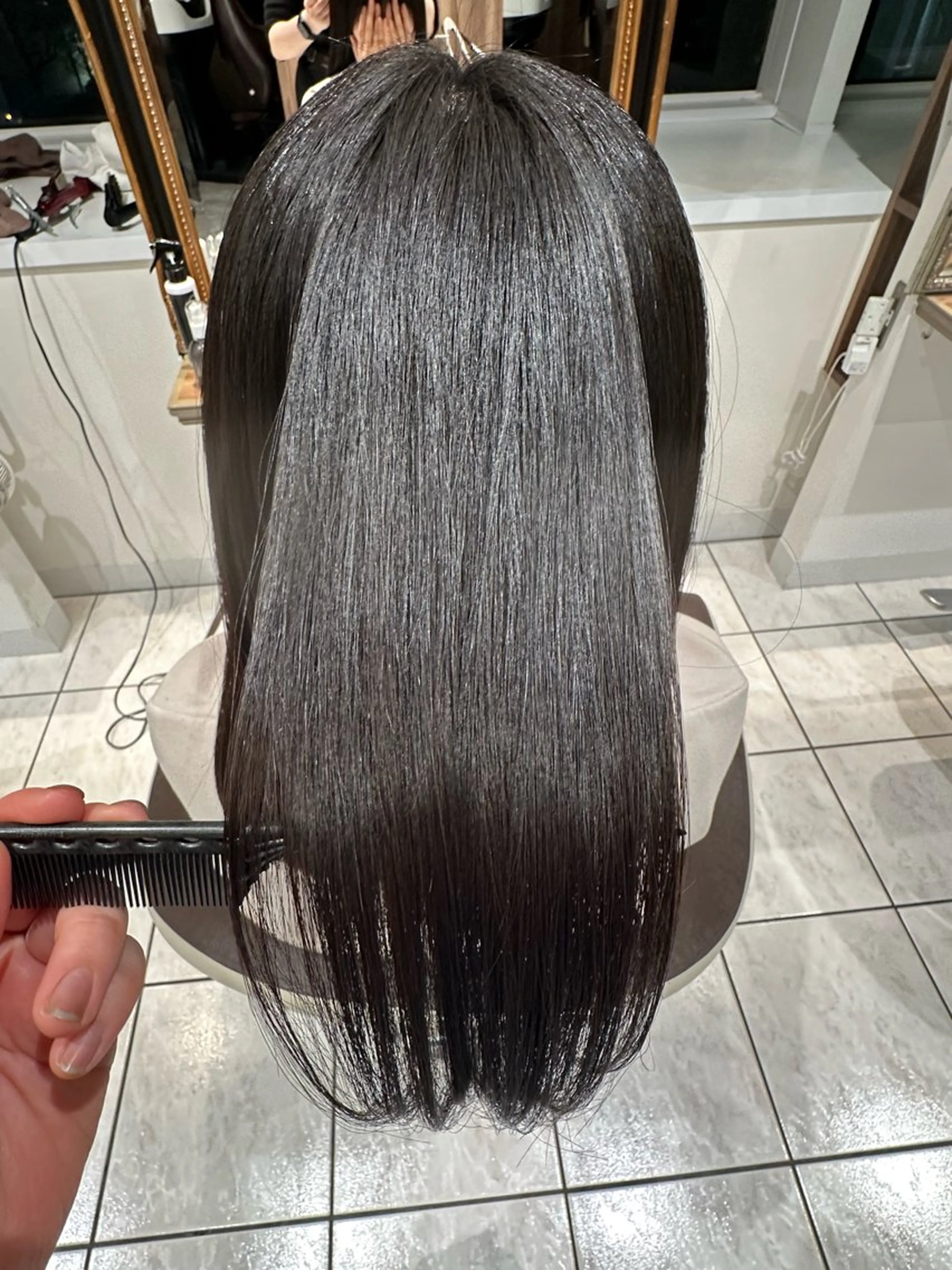 パーマ Ash西葛西 /momijiのヘアスタイル