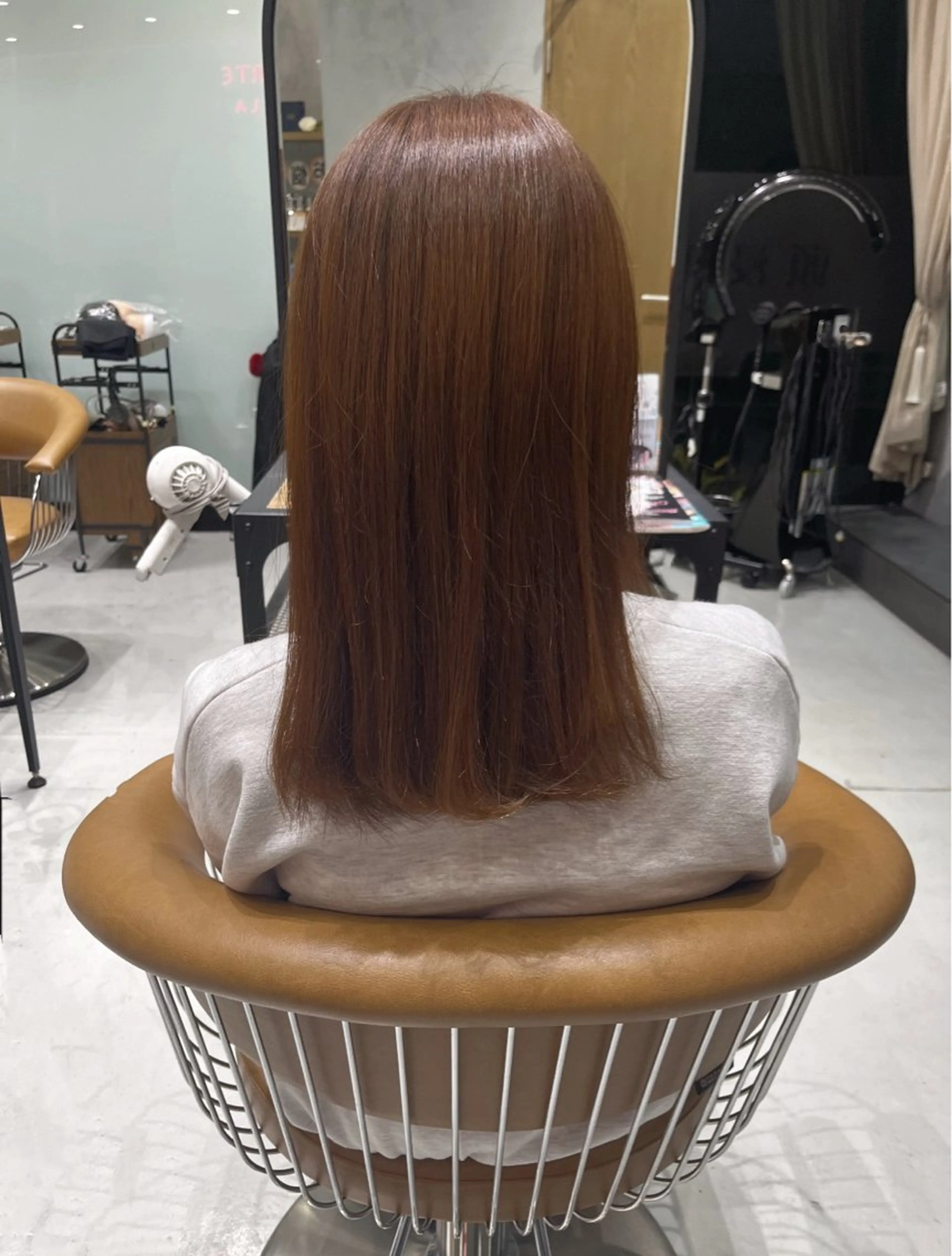 ミディアム ヘッドスパ/透明感 カラー/なほのヘアスタイル