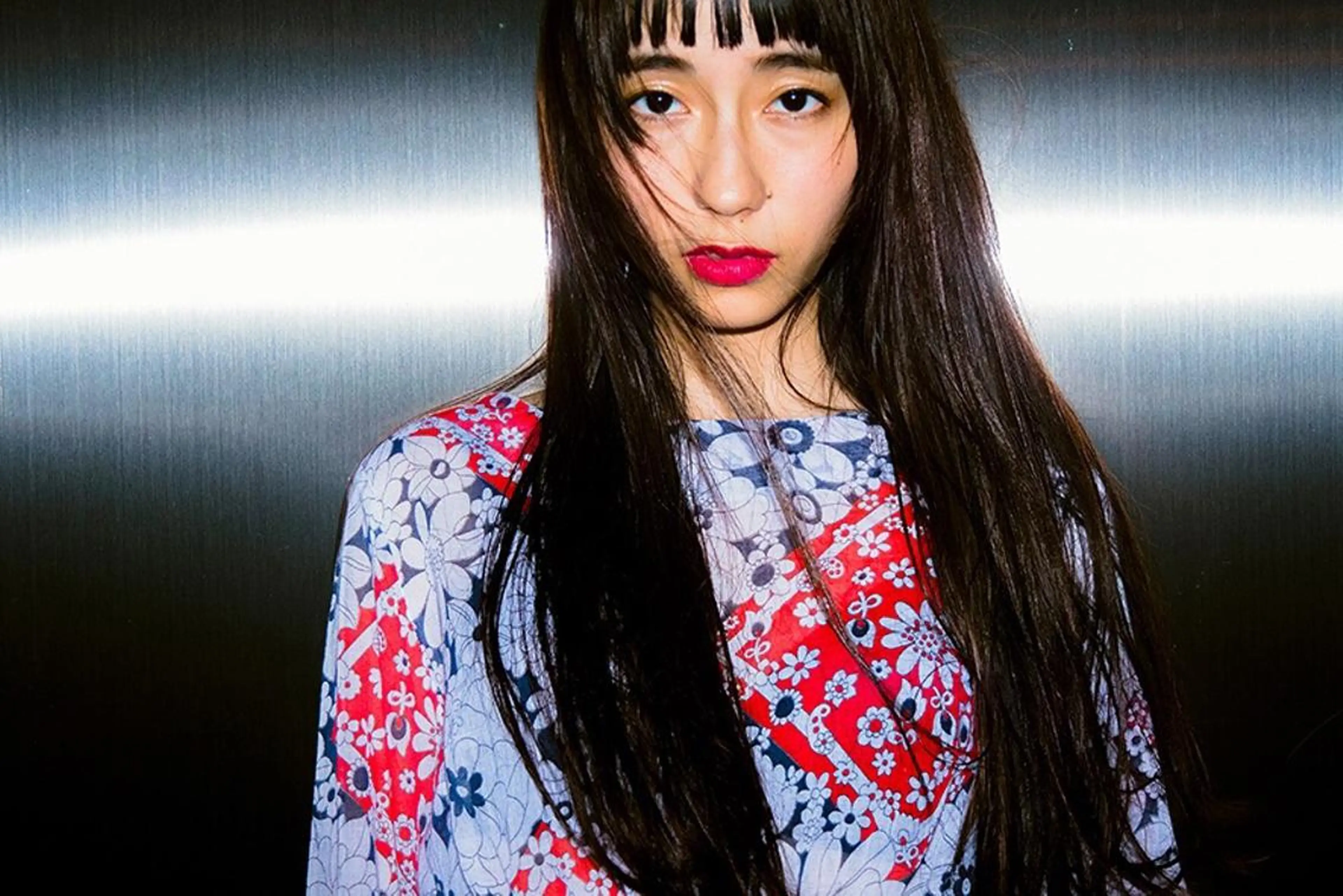 ロング カラー ロング カット 縮毛矯正 トリートメント 水口 英里のヘアスタイル