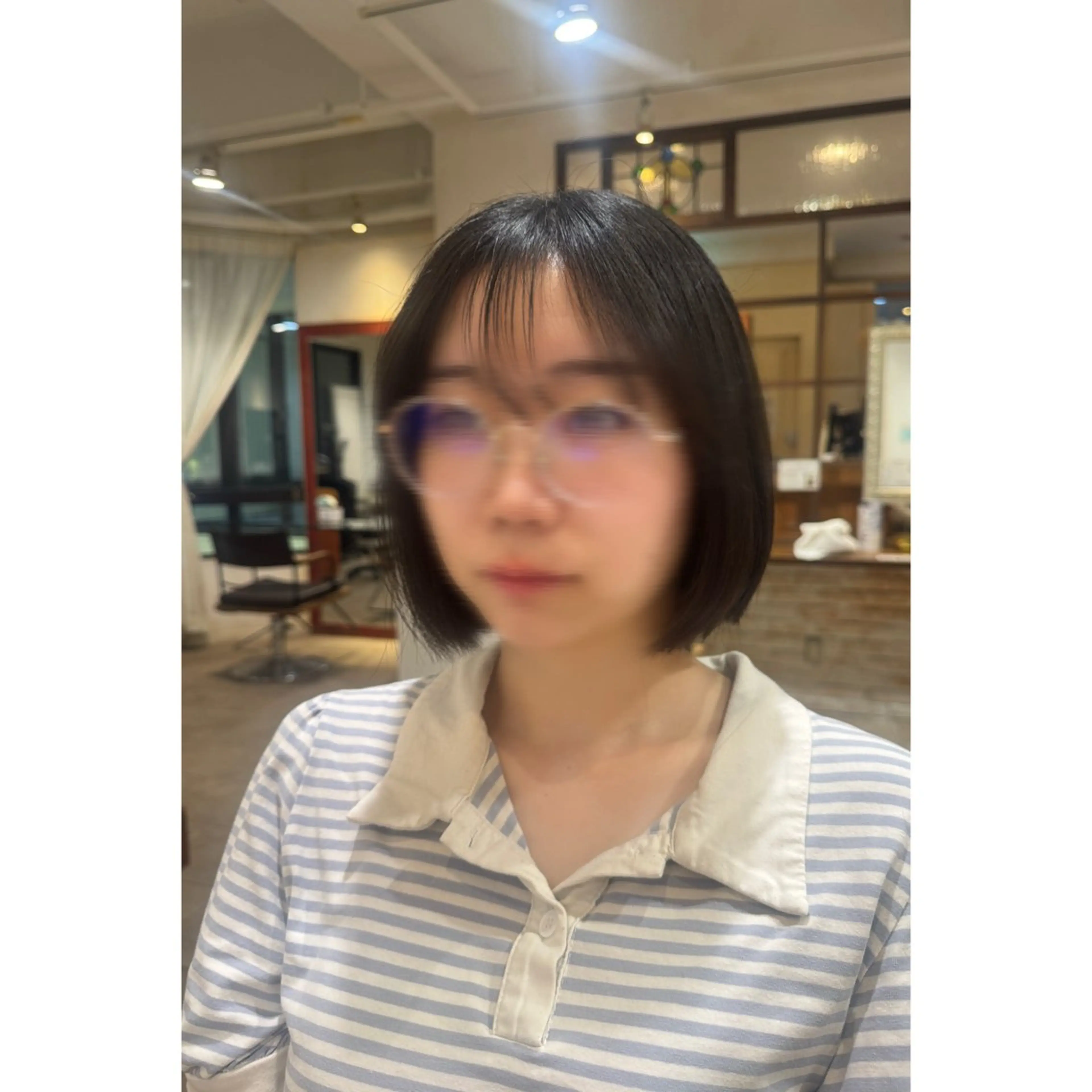 ショート ボブ 韓国風ヘア 🩰片川 真白🪽のヘアスタイル