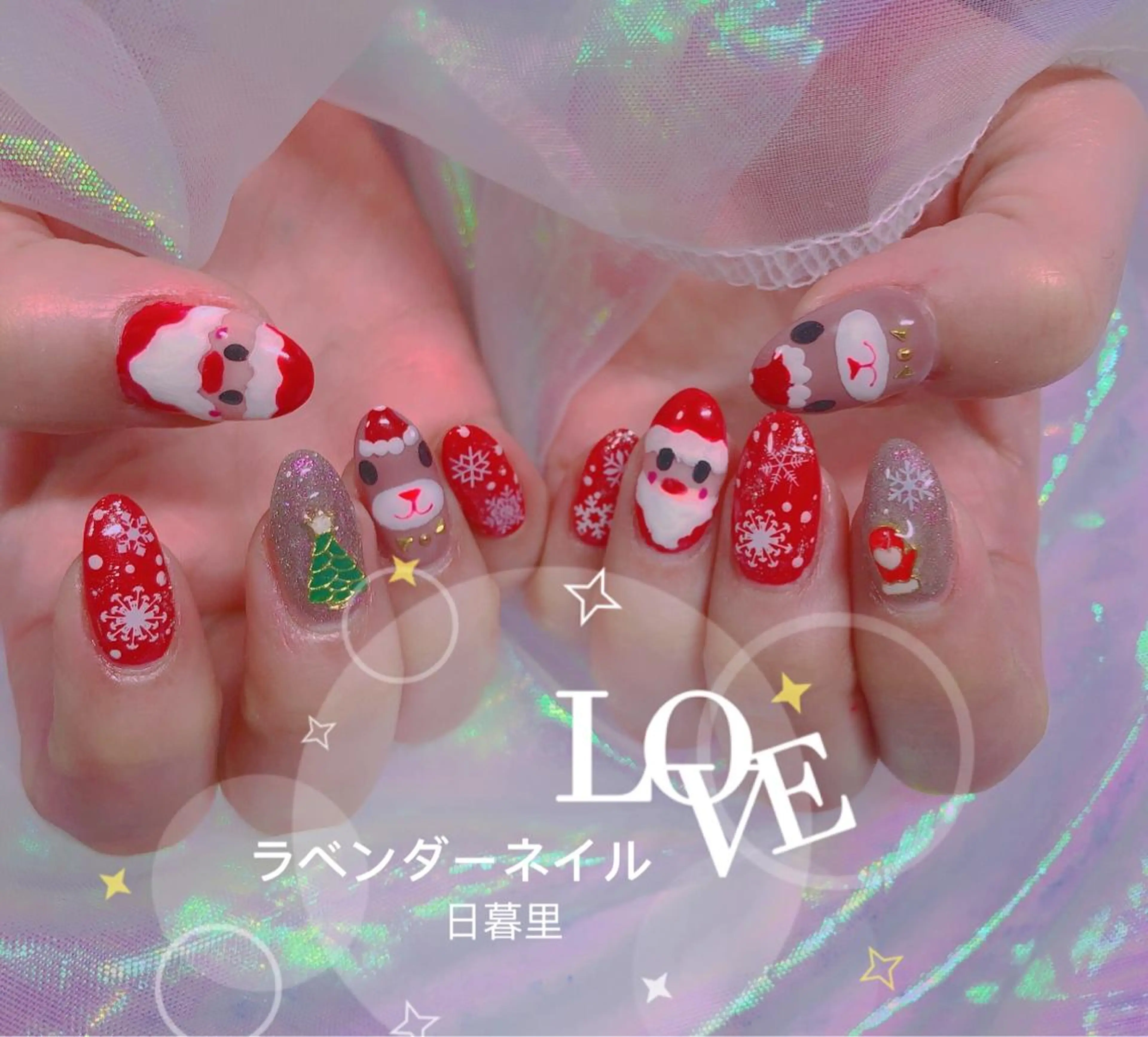 ネイル ラベンダー💖日暮里 ルル💖ネイルのネイルデザイン