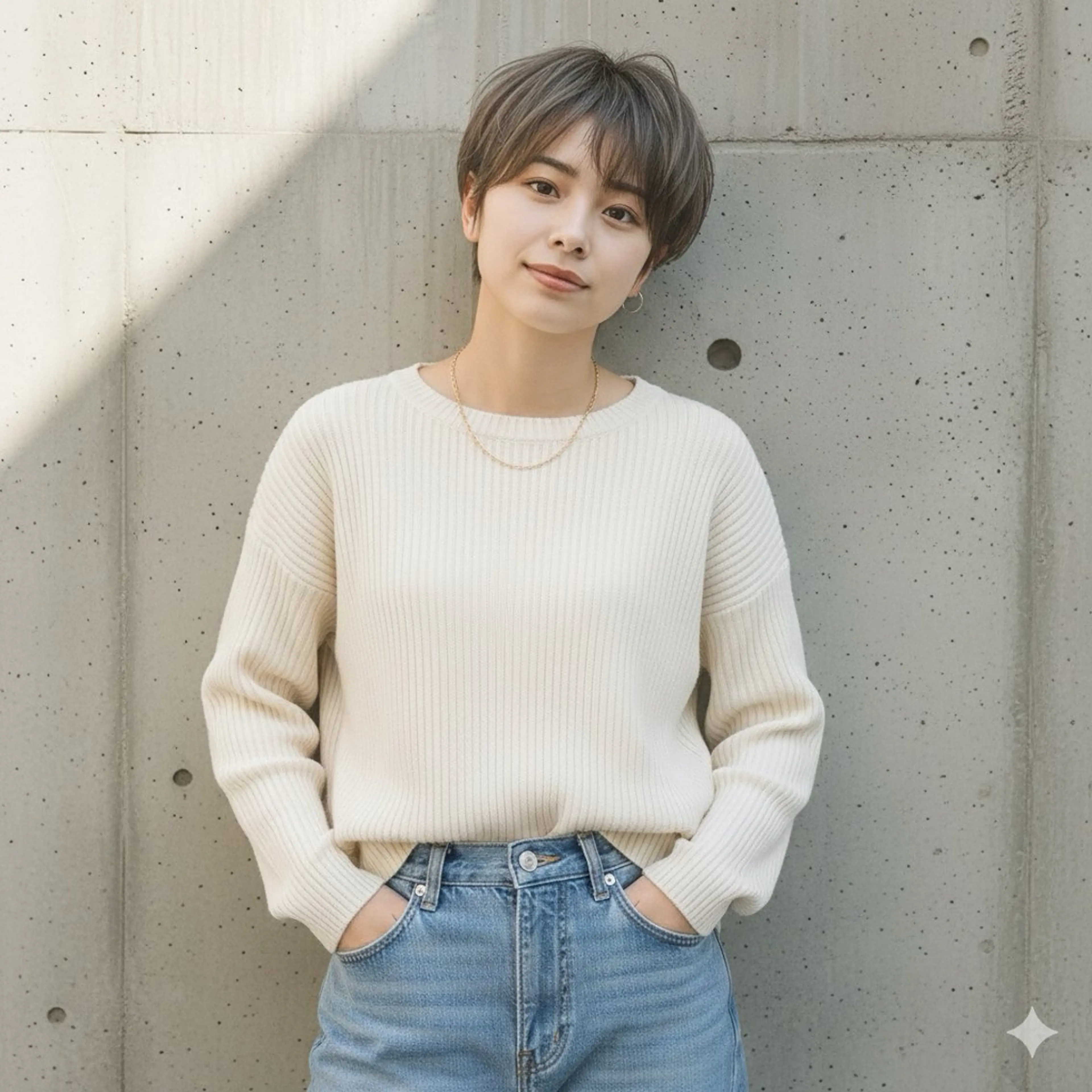 ショート 外国人風カラー ショートヘア カット ヘアカラー トリートメント SALOWIN(サロウィン)広島並木通り所属・田村和範/似合わせ カラー/髪質改善のヘアスタイル