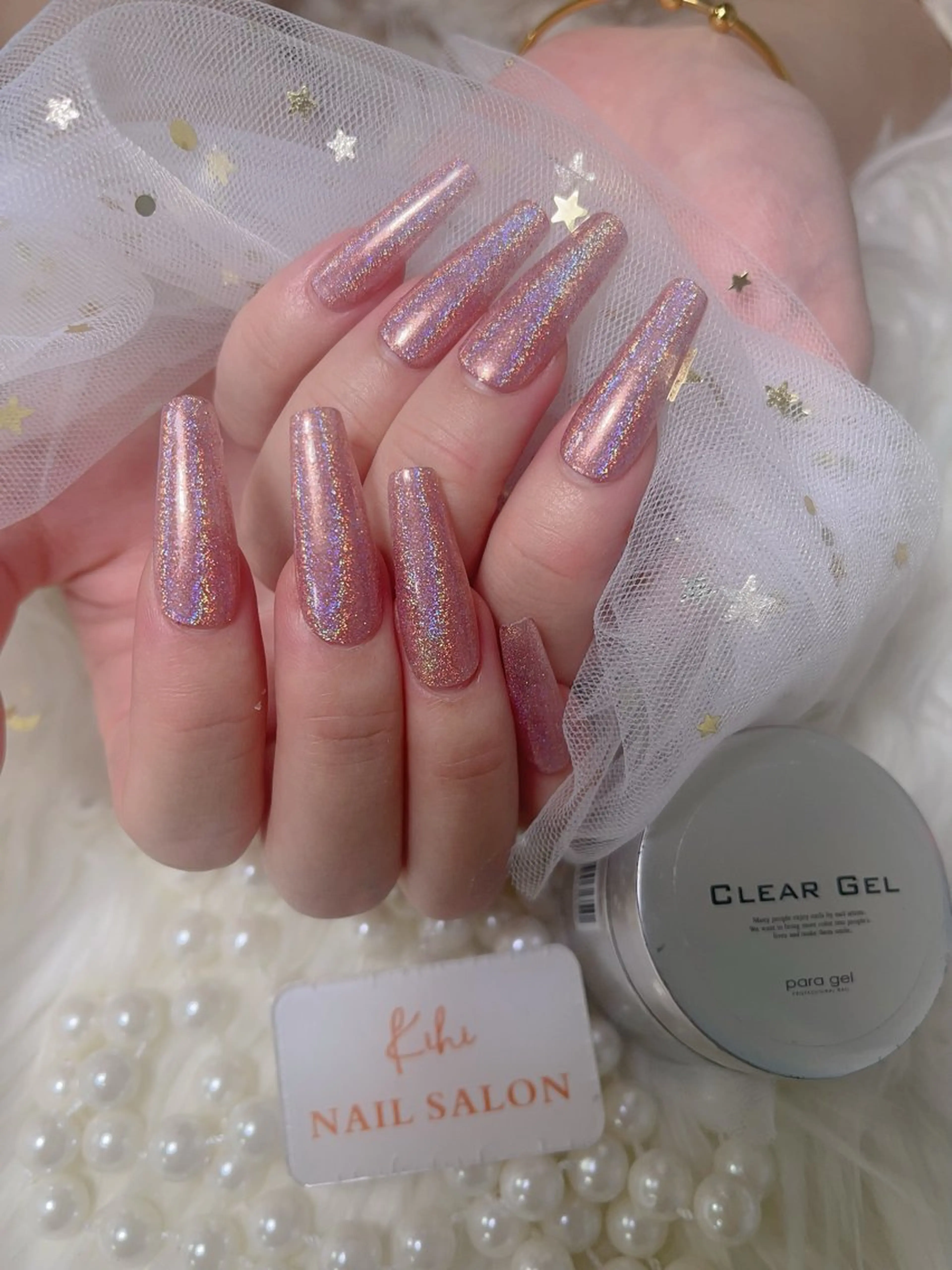 hand💕ミラー/オーロラネイルの写真