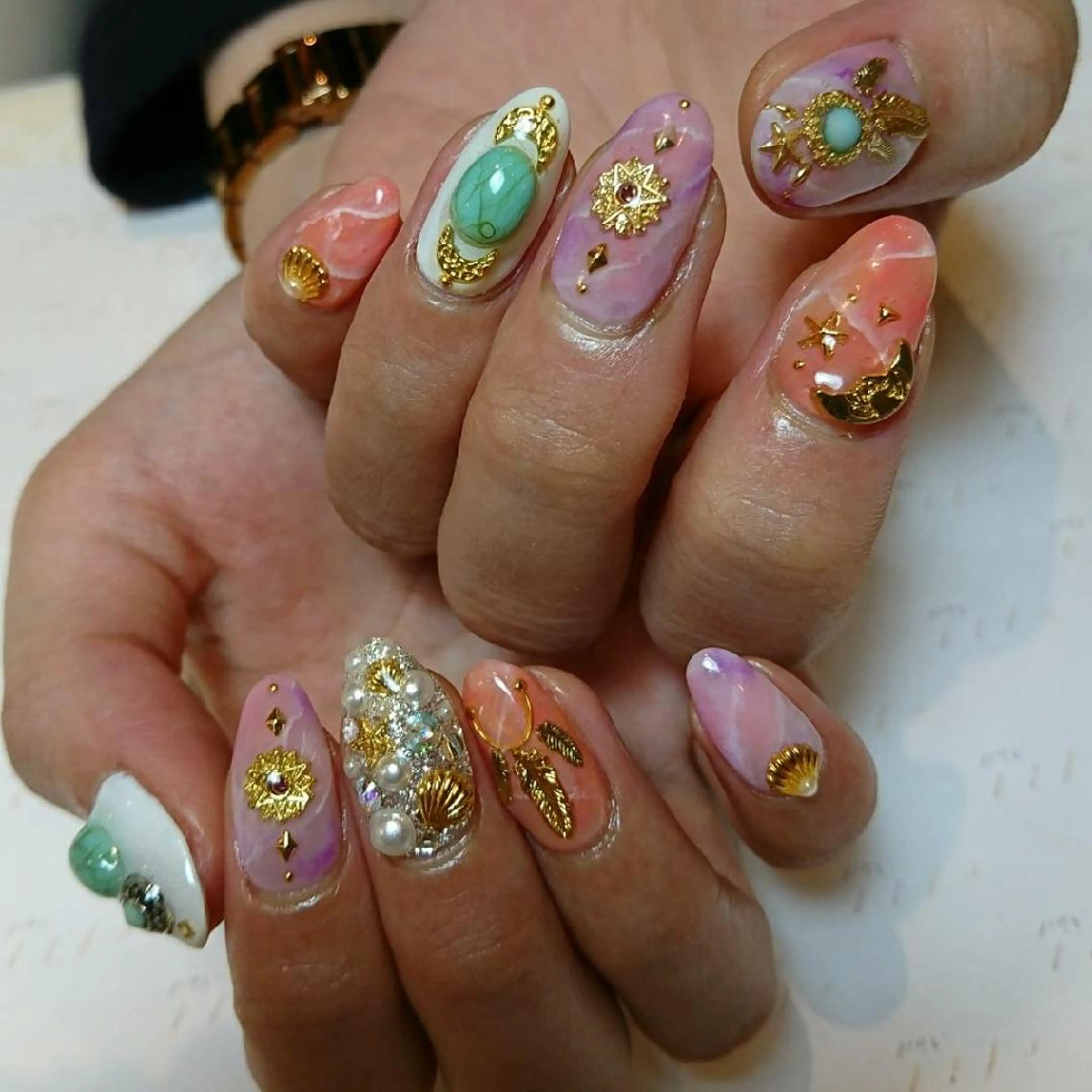 ネイル 持ち込み みー shakushiroのネイルデザイン