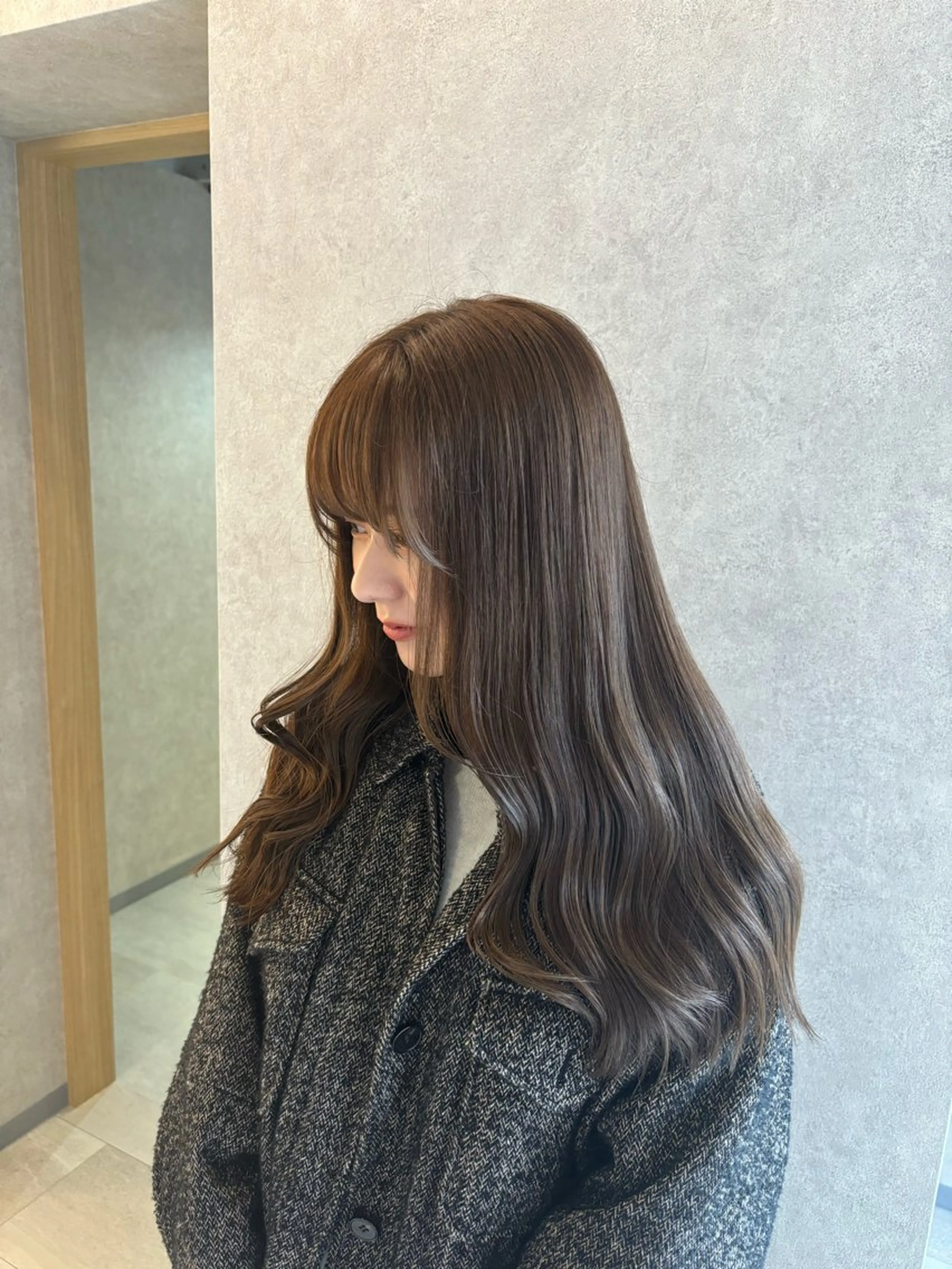 ロング カット ヘアカラー トリートメント little 小濱彰太のヘアスタイル