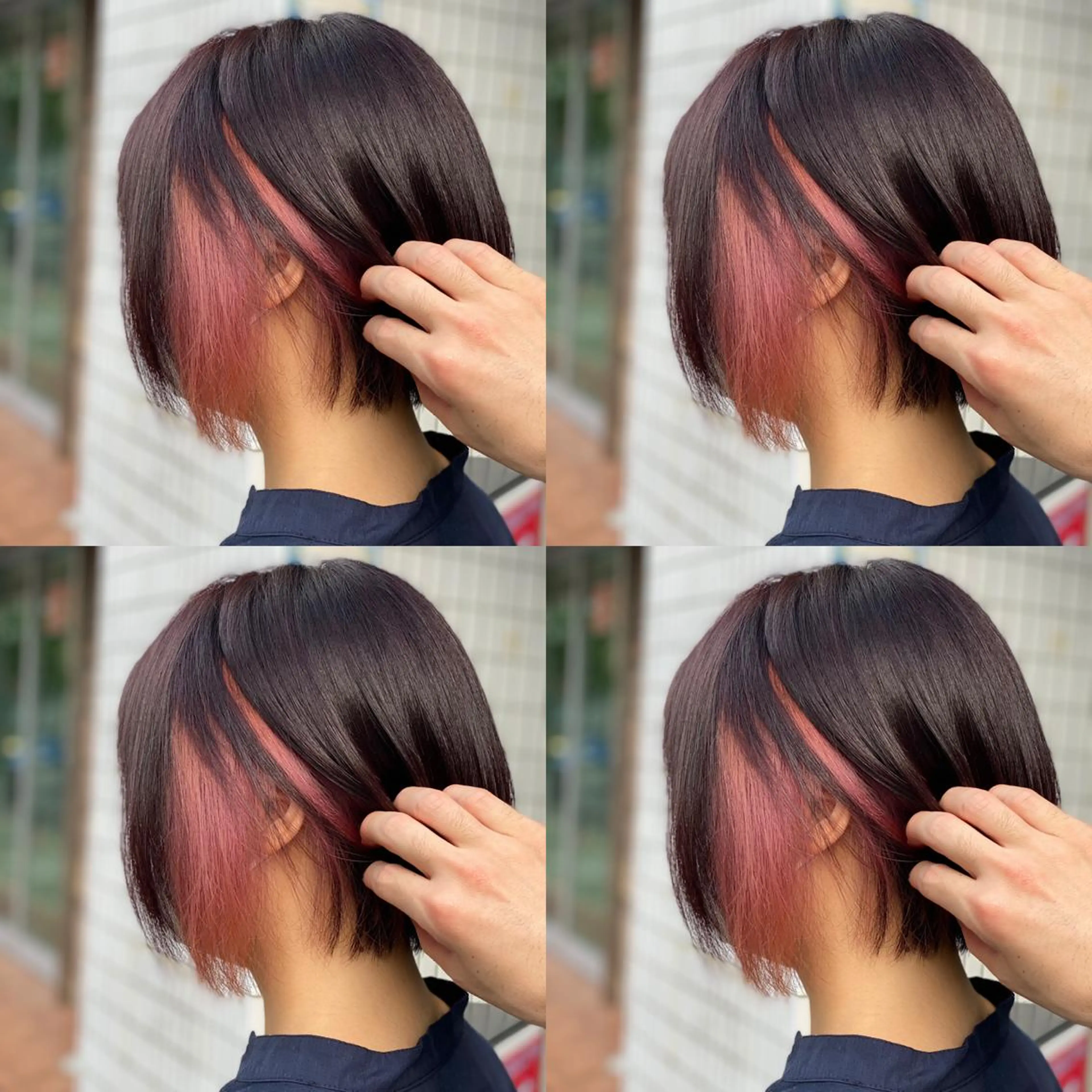 ミディアム カラー ブリーチ ピンクカラー ekolu北梅田店所属・梅田中崎町髪質改善 /オキヒロト/エコルのヘアスタイル