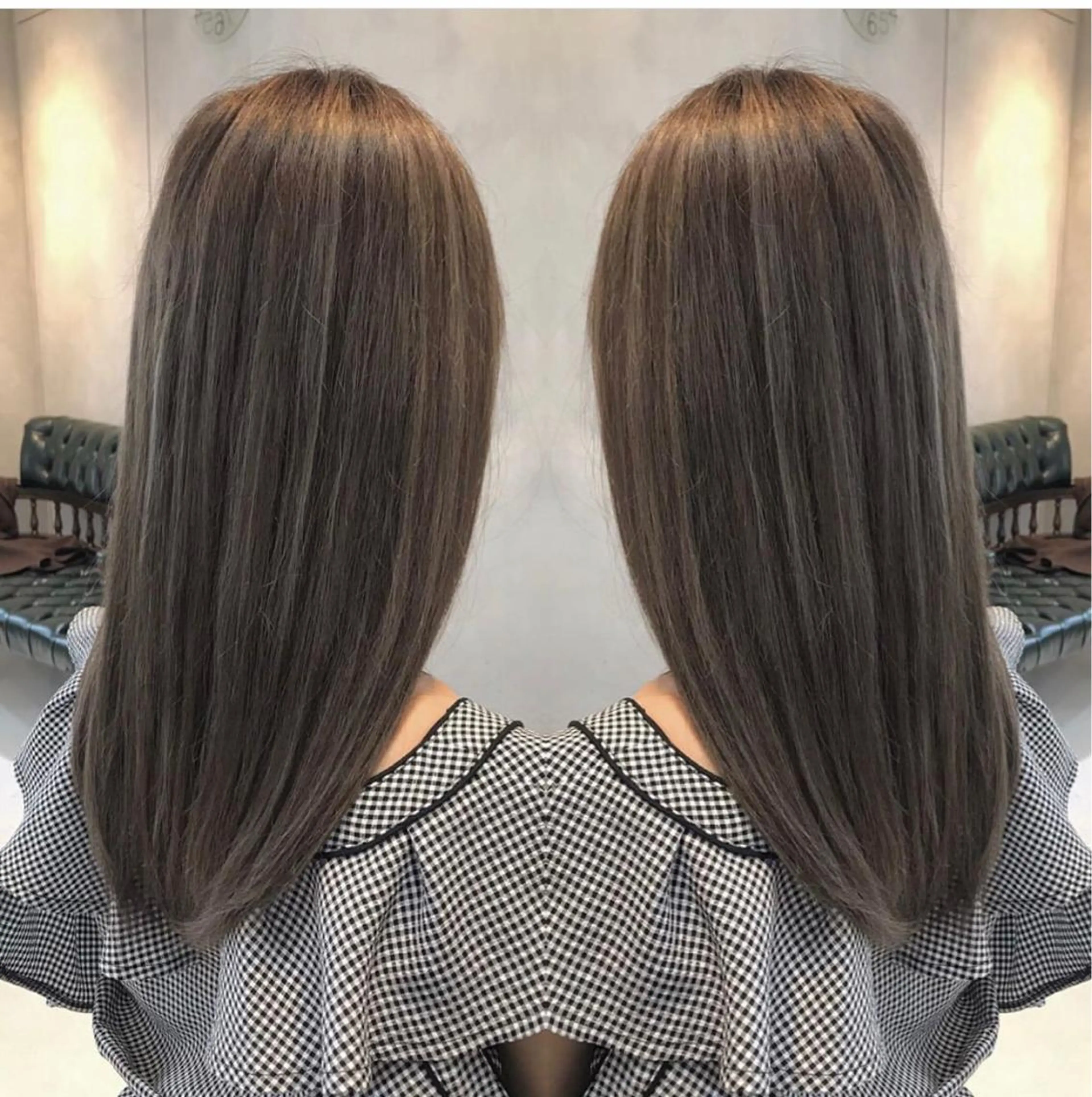 ロング カラー rollen所属・美魔女 美容師NAOのヘアスタイル