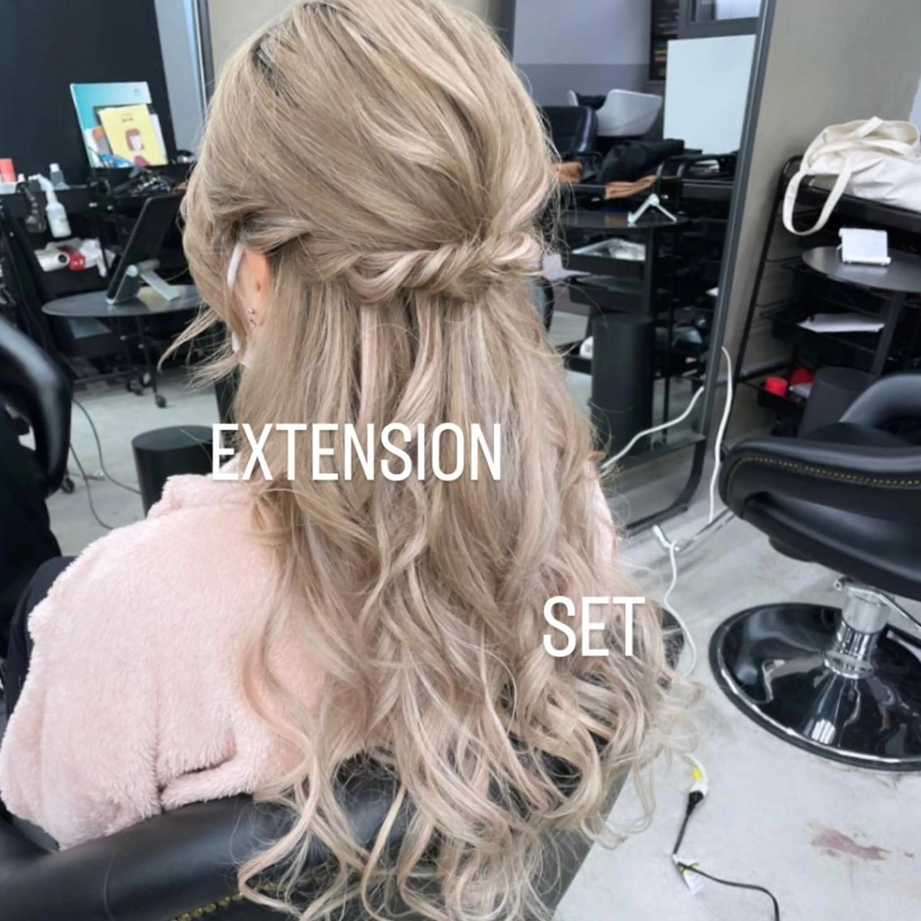 ヘアアレンジ ヘアセット エクステ🩵ブリーチ 韓国ヘア🩵KAEのヘアスタイル