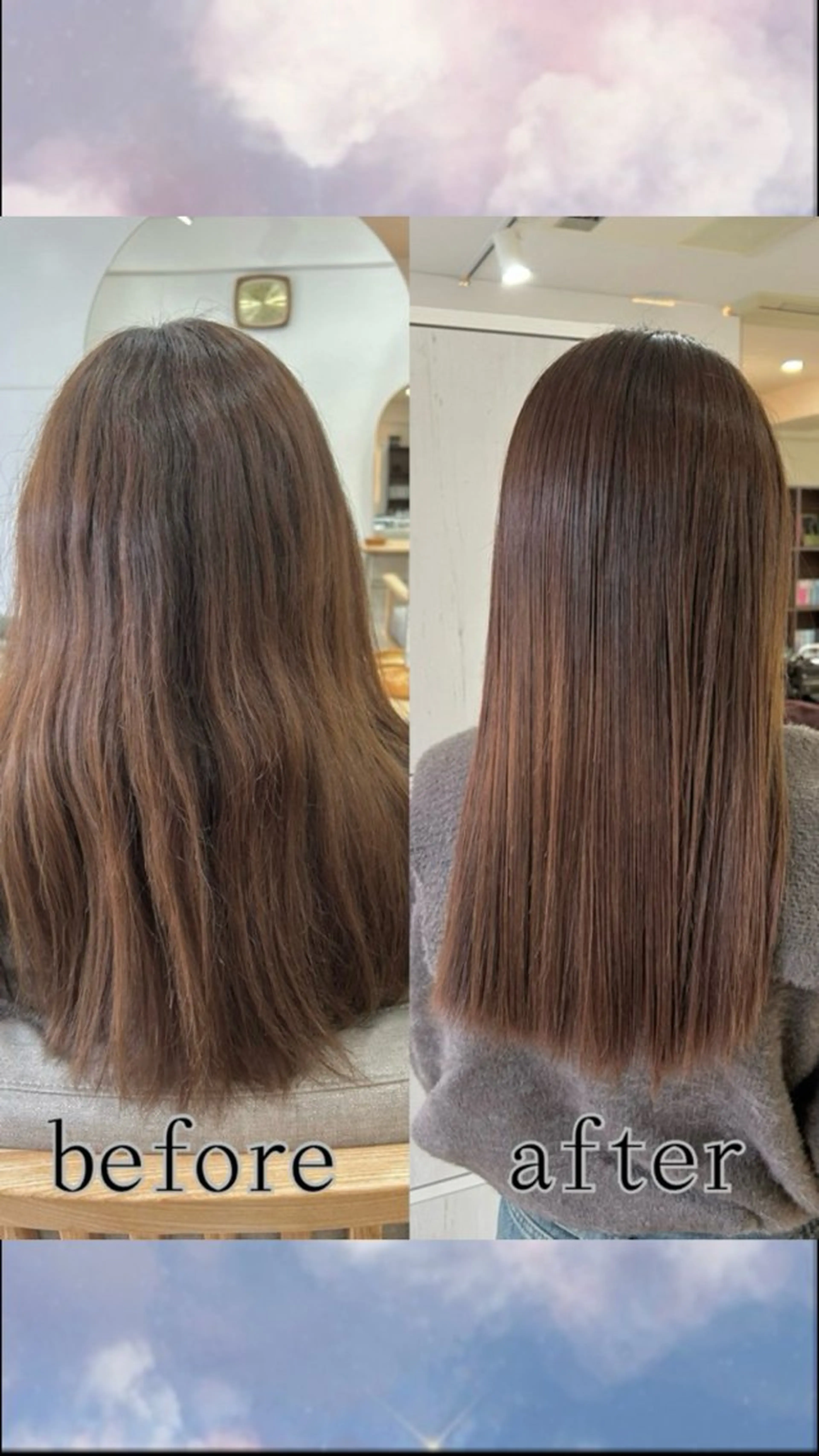 ロング 縮毛矯正 櫻井園子🌸 久屋大通/高岳のヘアスタイル