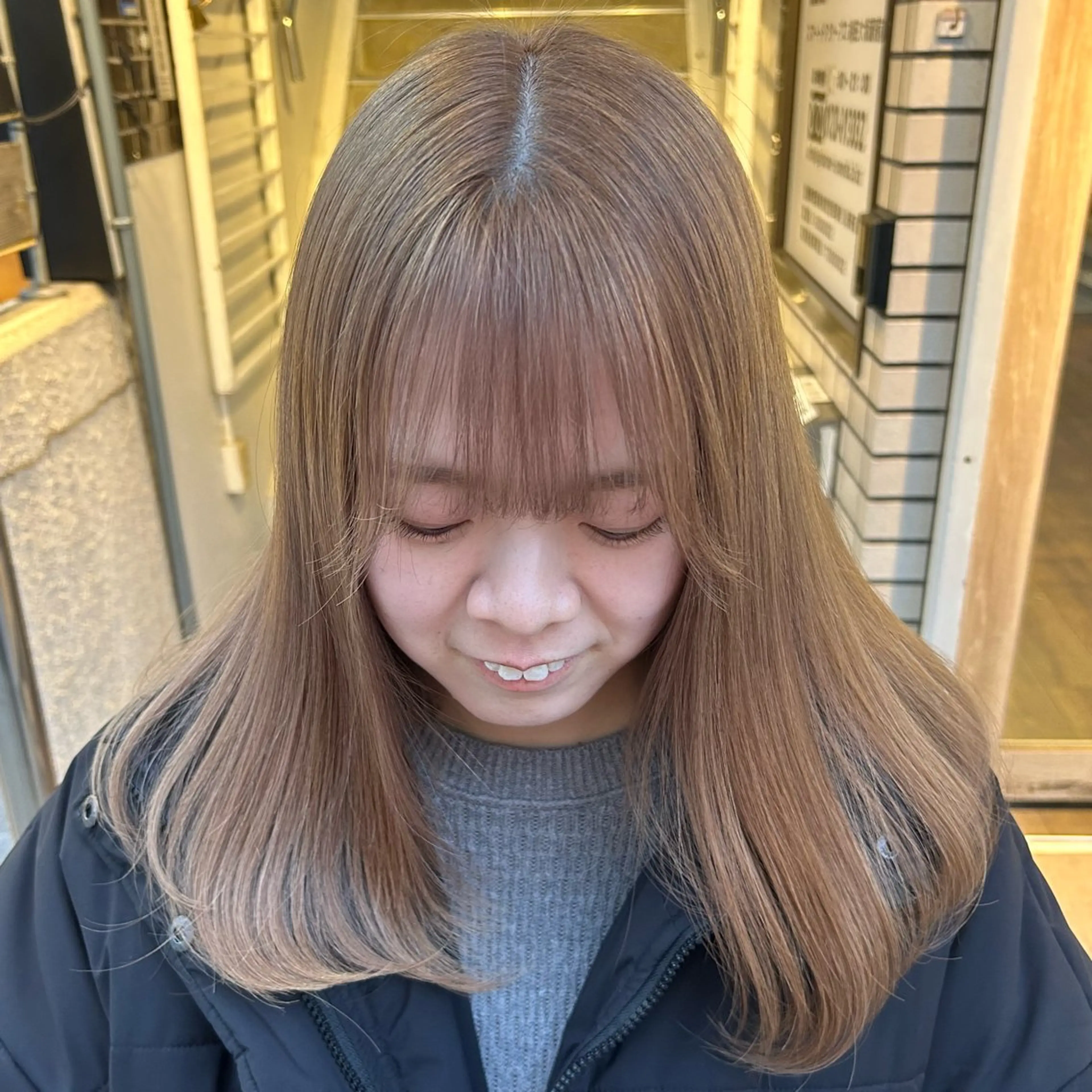 カラー ブリーチ カット ヘアカラー RINO/似合わせ /女性専用🍑のヘアスタイル