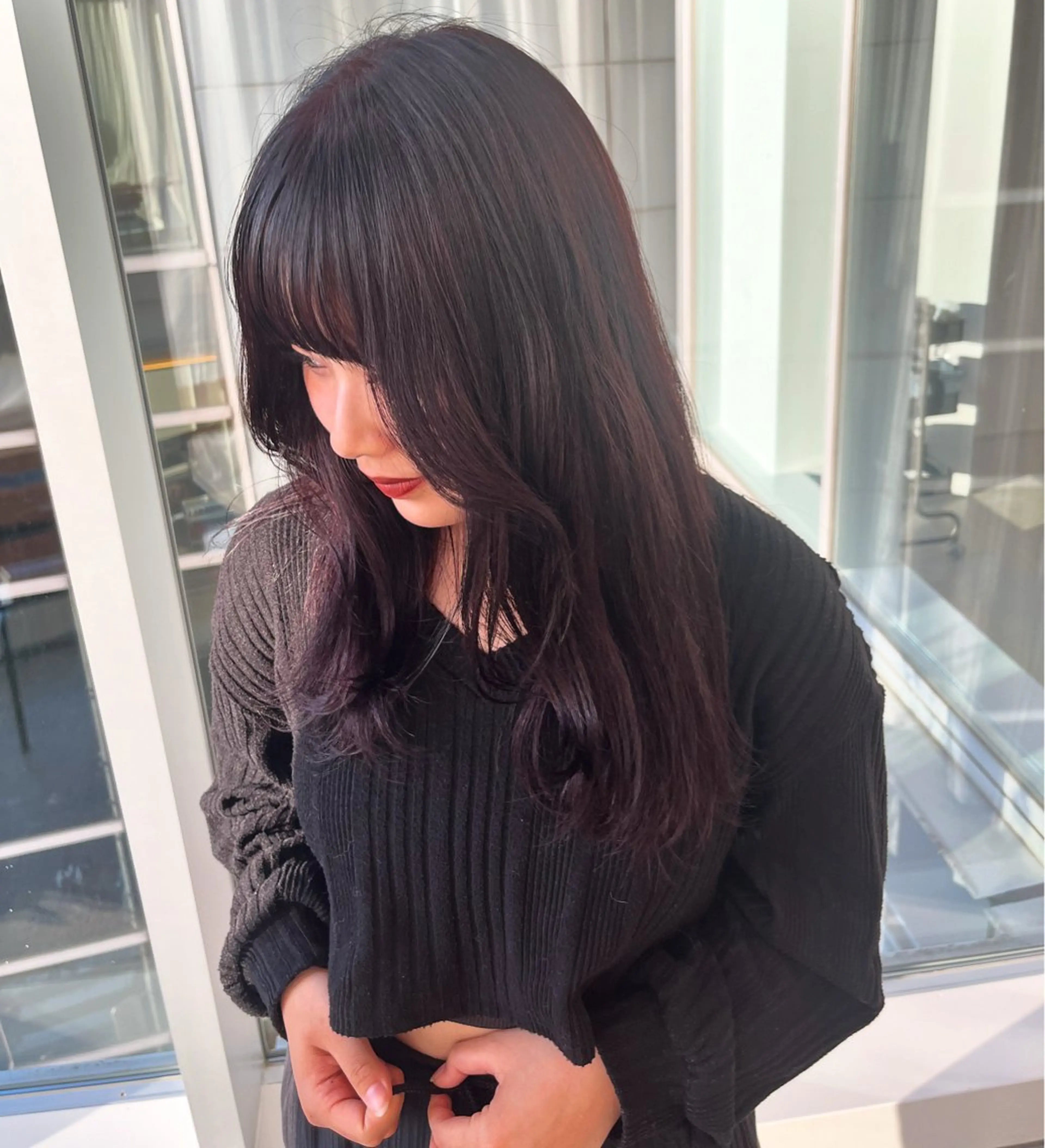 セミロング 無料カットモデル募集 ／ueno aiのヘアスタイル