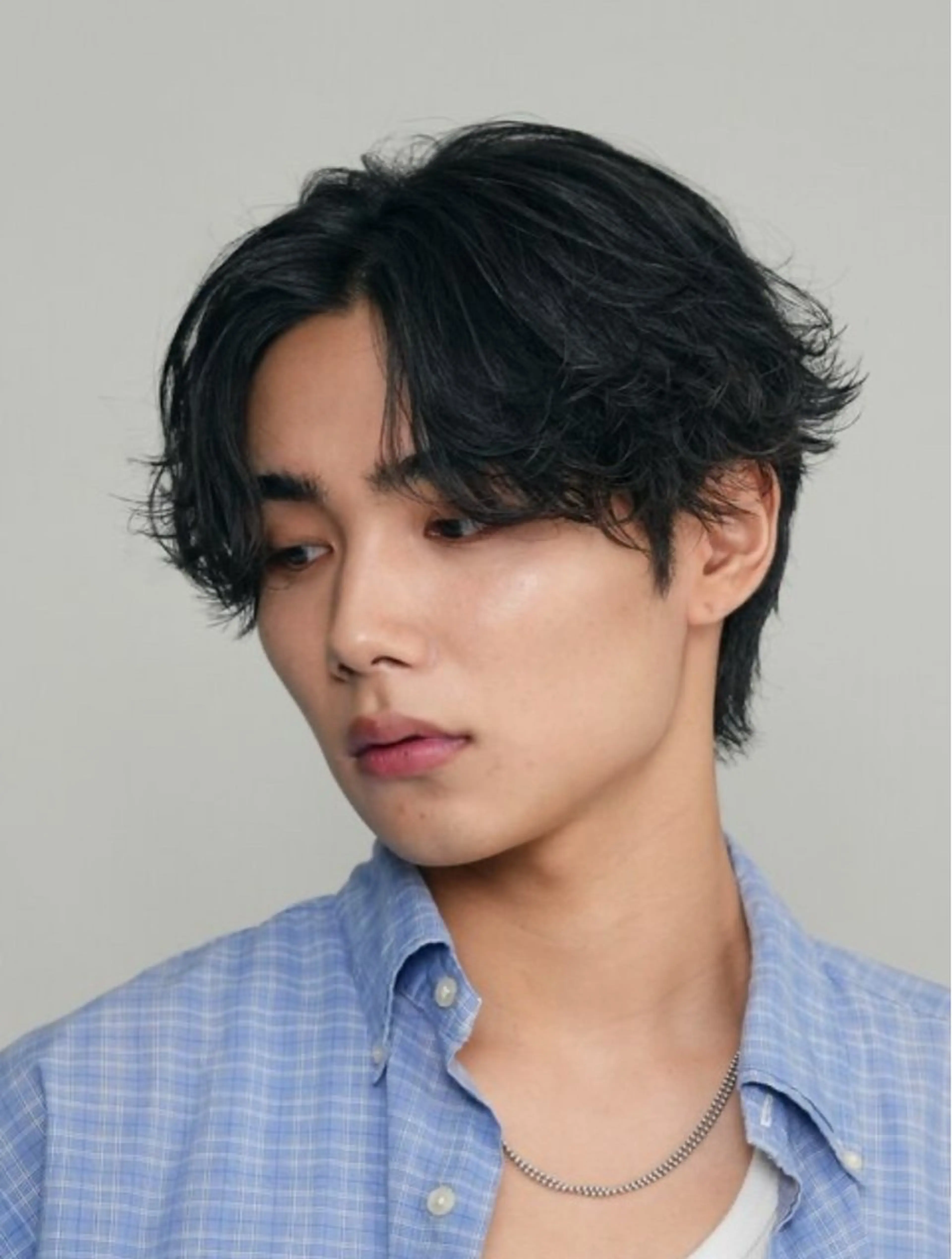 パーマ メンズ フェザーパーマ メンズ韓国風 メンズパーマ ニュアンスパーマ カット パーマ 🎀メンズパーマ☆ 艶カラー☆Syuriのヘアスタイル