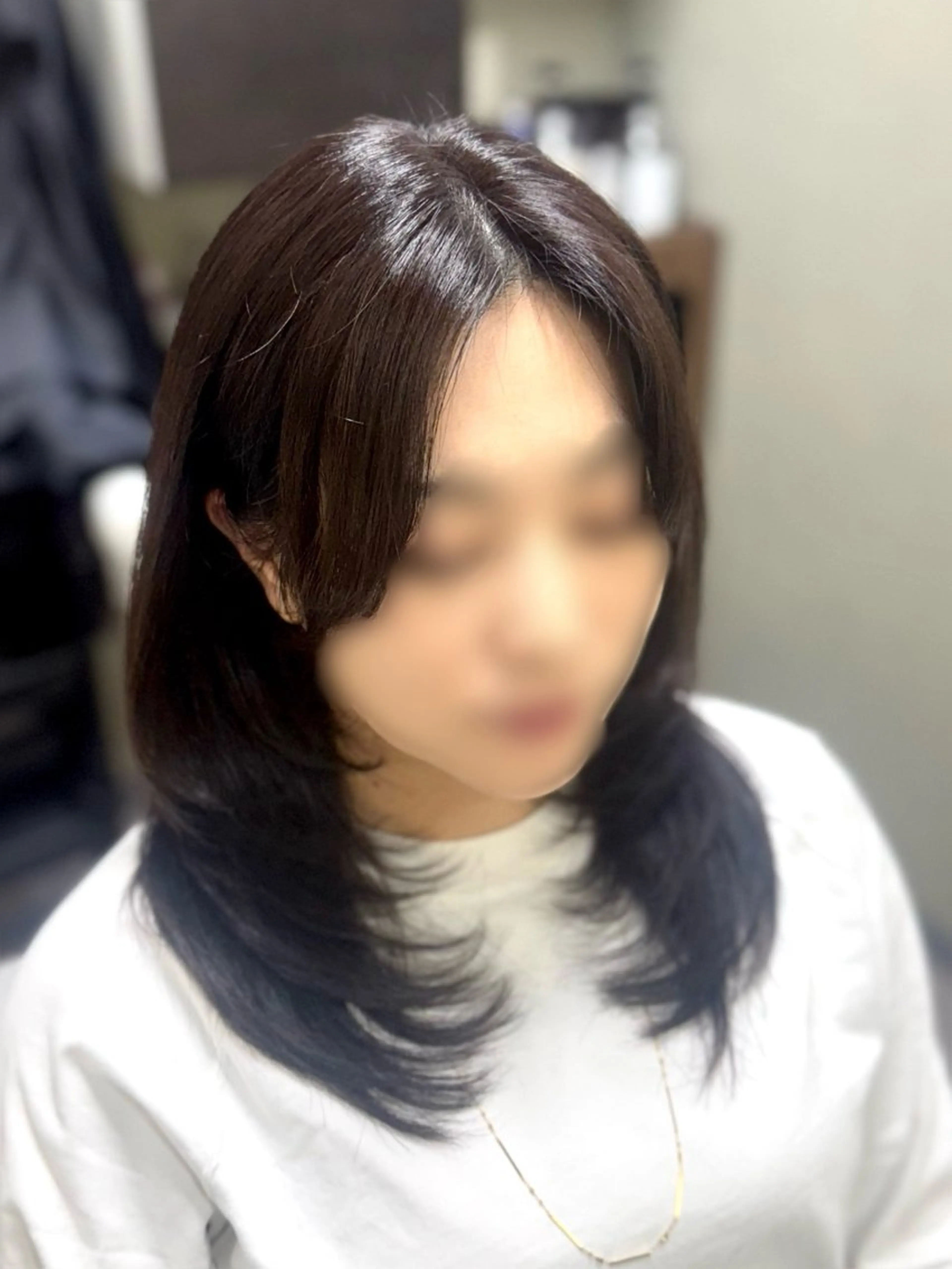 ミディアム カット トリートメント 巻ける美髪矯正/ 韓国ヘア/yutaのヘアスタイル