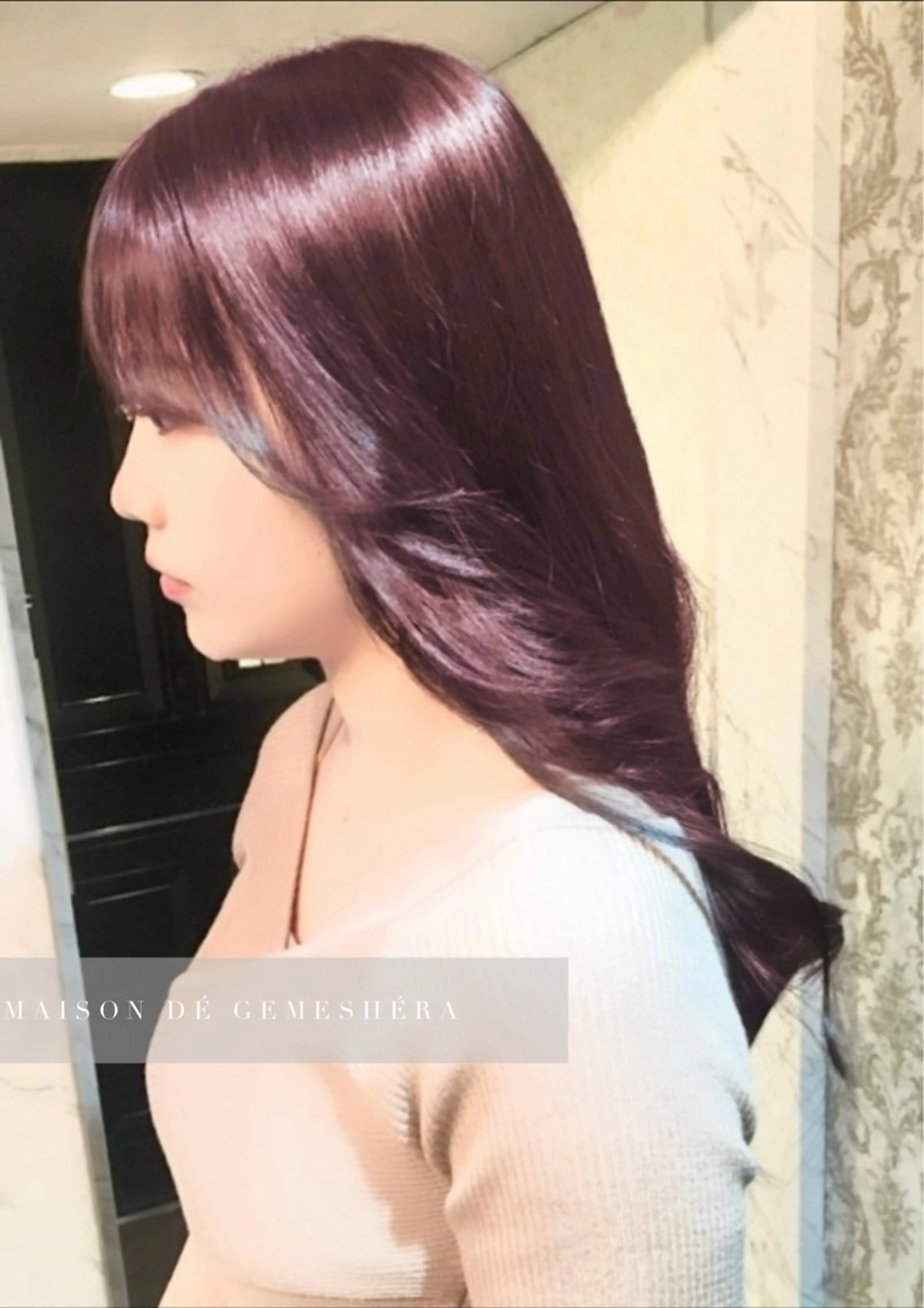 ロング Maison de  Gemeshe'ra所属・🗝髪質改善×カット 🪄Ji_yeongのヘアスタイル