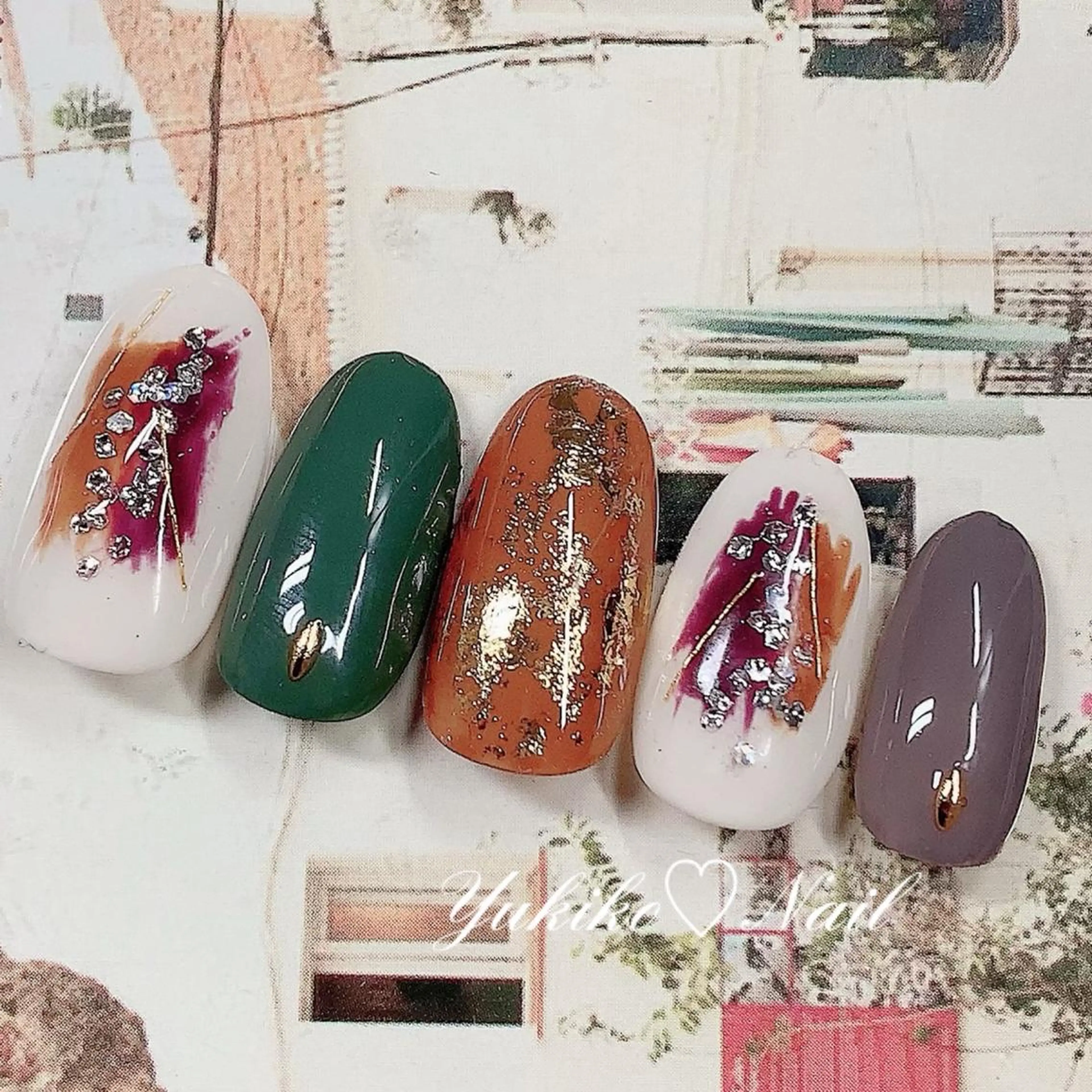 ネイル ニュアンスネイル ハンドネイル ユキコ ネイルのネイルデザイン