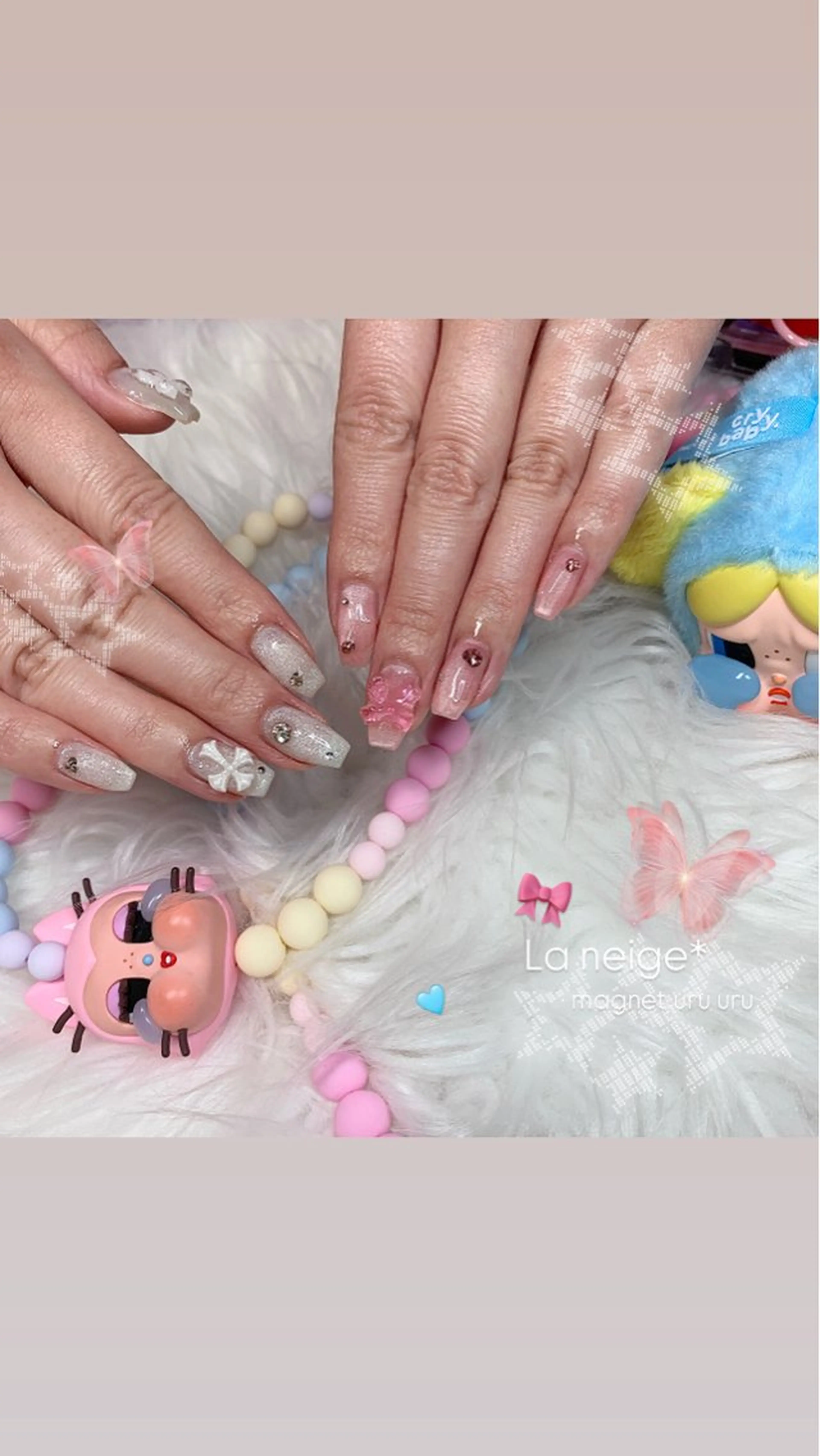 ネイル ハンドネイル La neige* yuki 🐩🌙のネイルデザイン