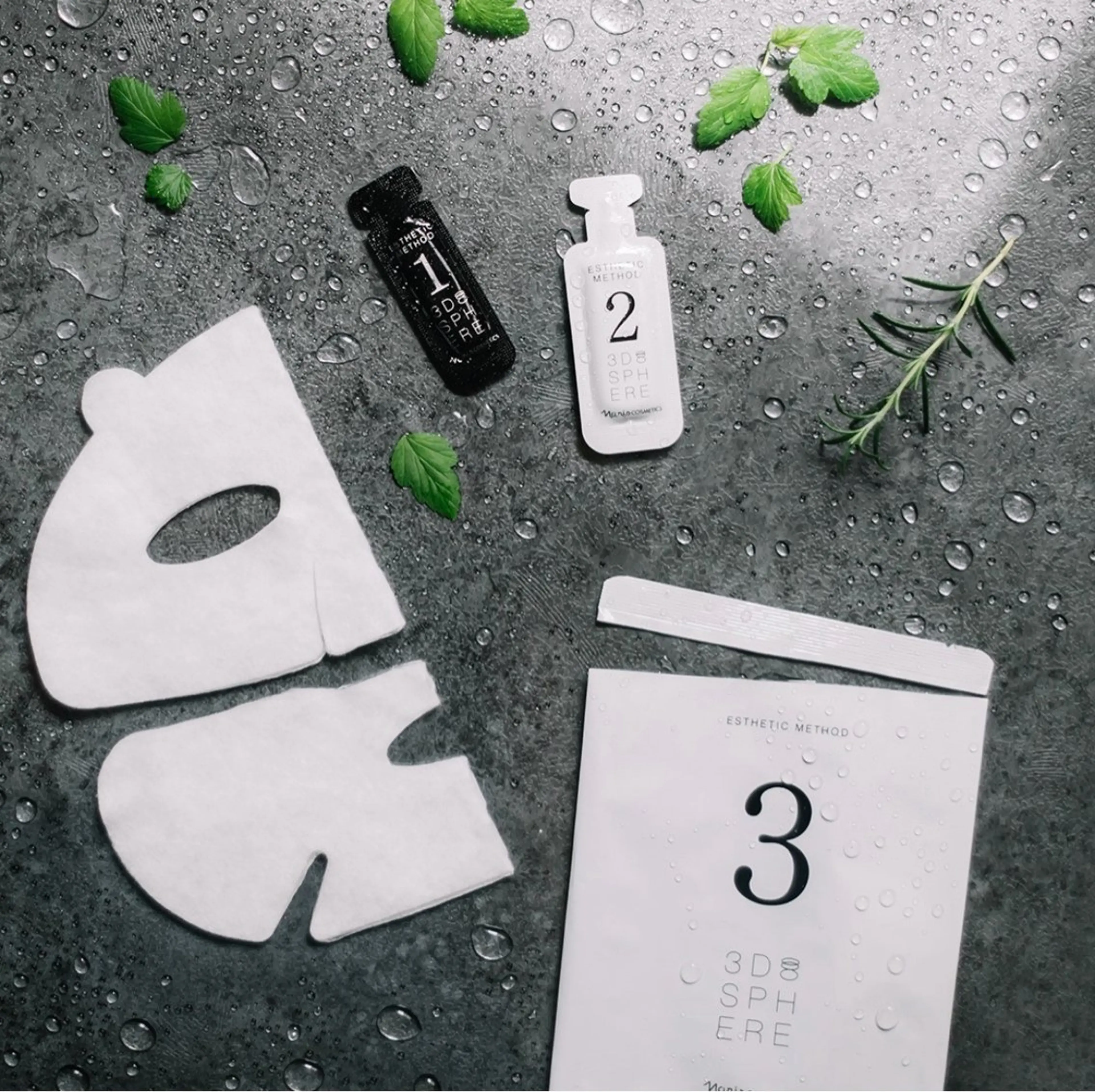 [bed]角層整形3Dマスク　(スフィア　WH )美白/潤い/シミ予防/ソバカス予防の写真