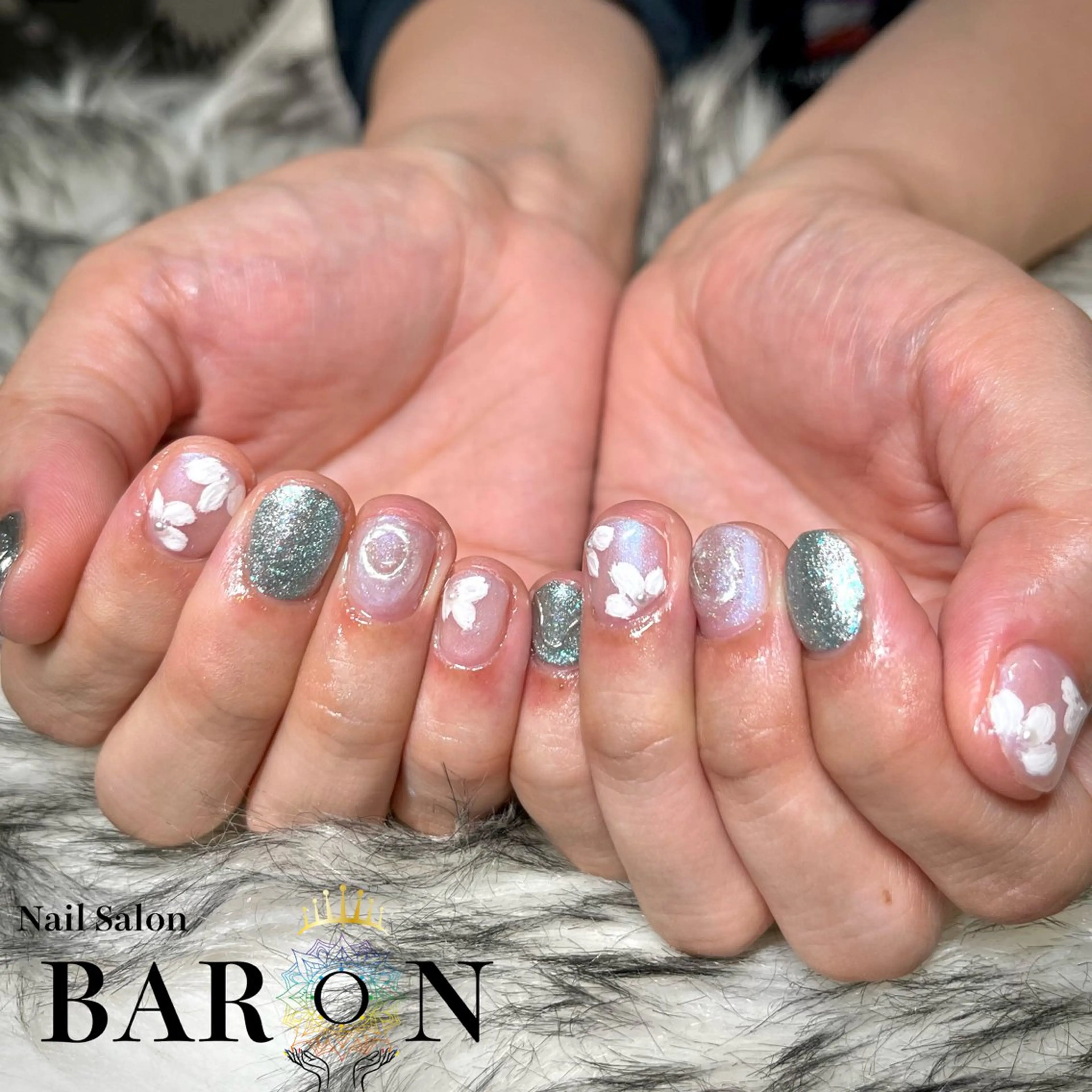 ネイル ジェルネイル 持ち込み ☆SAKI☆ BARON 店長のネイルデザイン