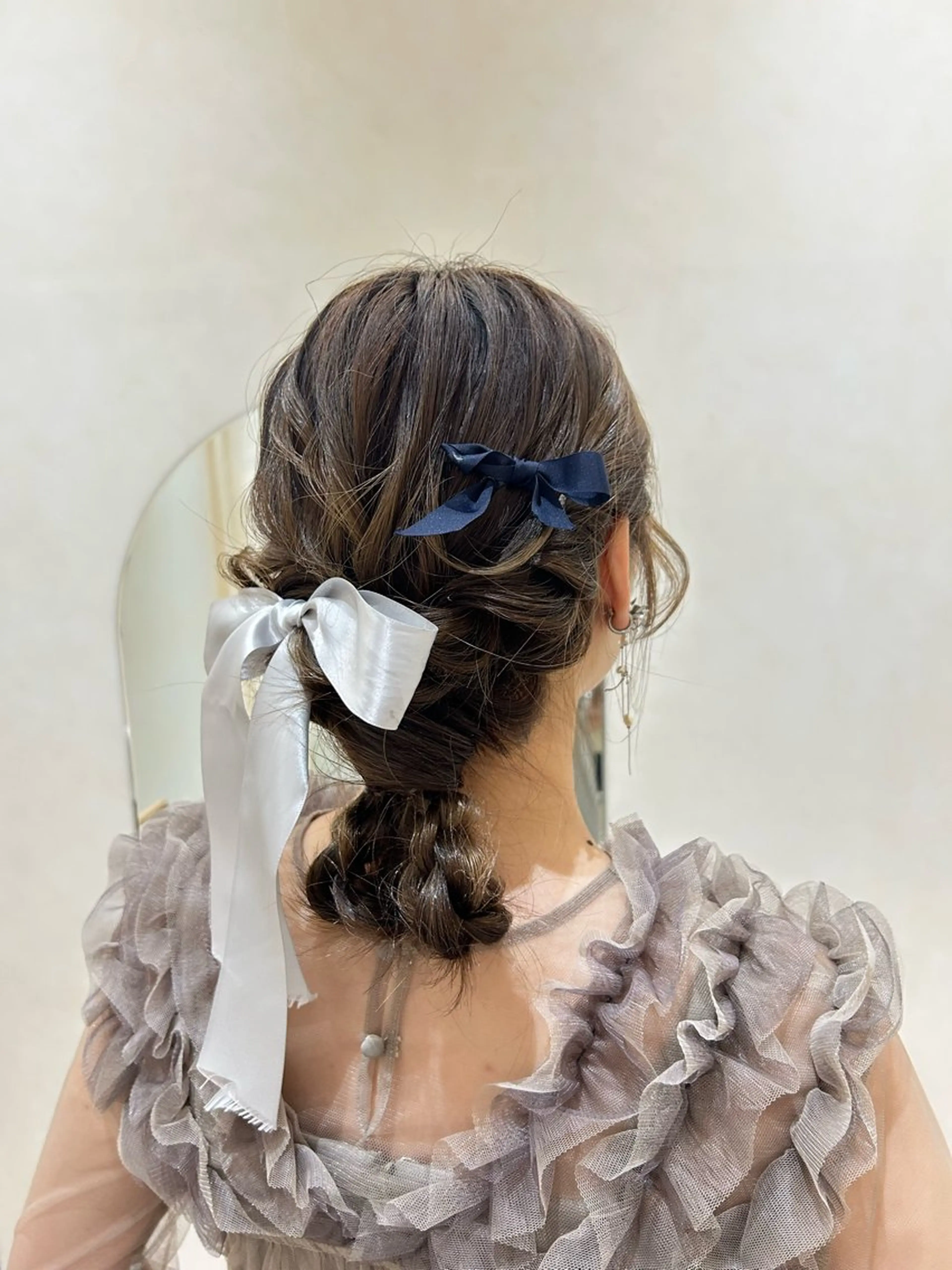 ヘアアレンジ ヘアセット Yamamoto 半個室美容室zinaのヘアスタイル