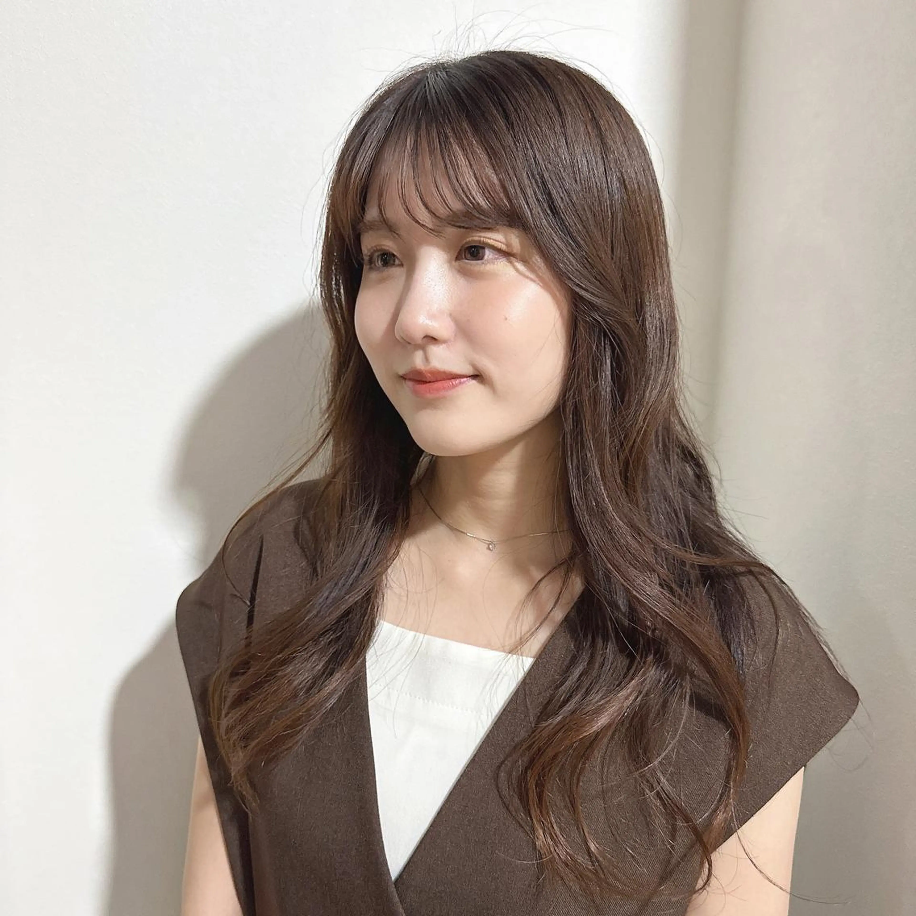 ロング カラー ブラウンカラー ナチュラルブラウン Sherry/R 三川町　木村祐里奈のヘアスタイル