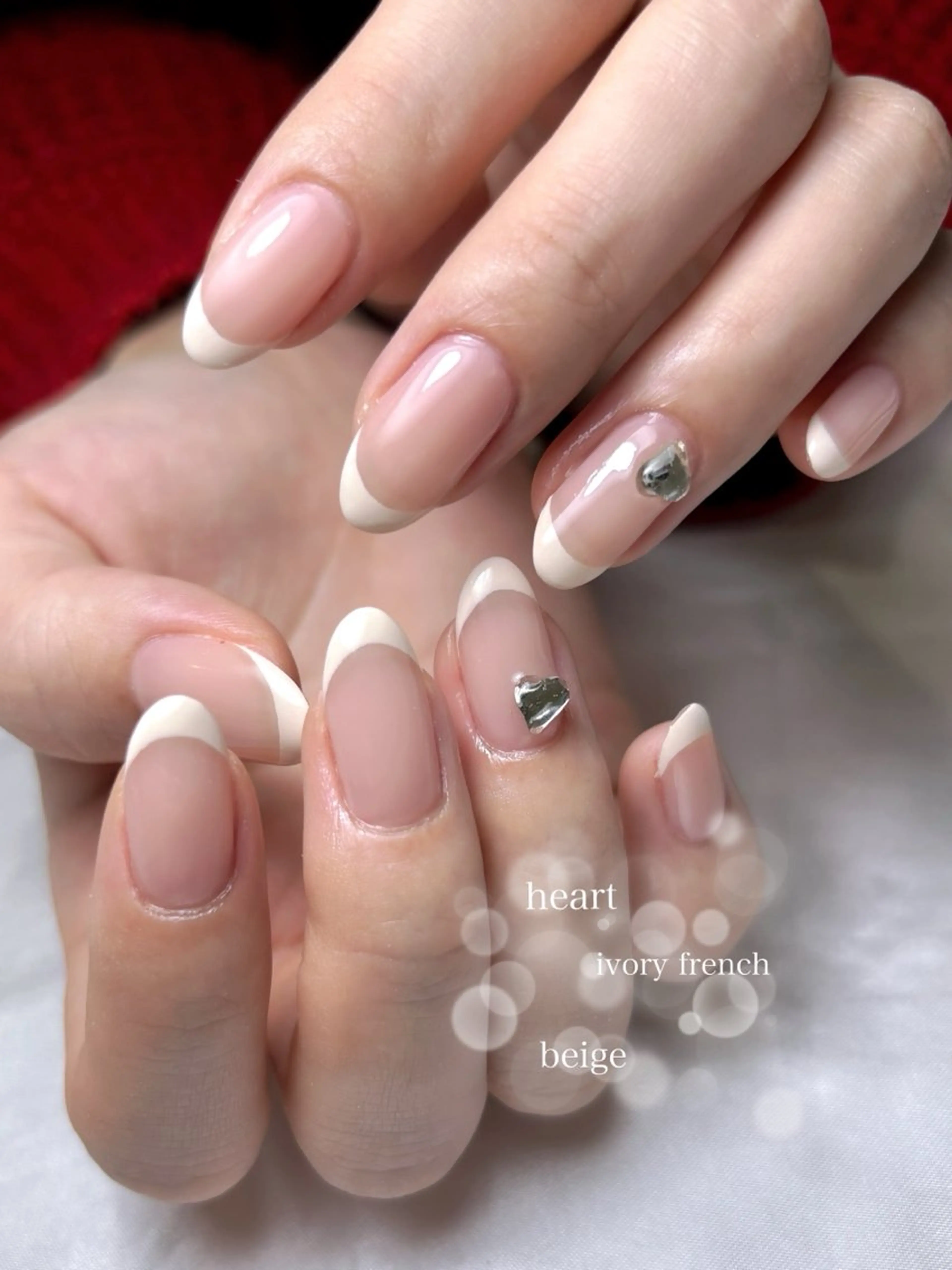 ネイル フレンチネイル mofie🤍ユミ/ 恵比寿/パラジェルのネイルデザイン