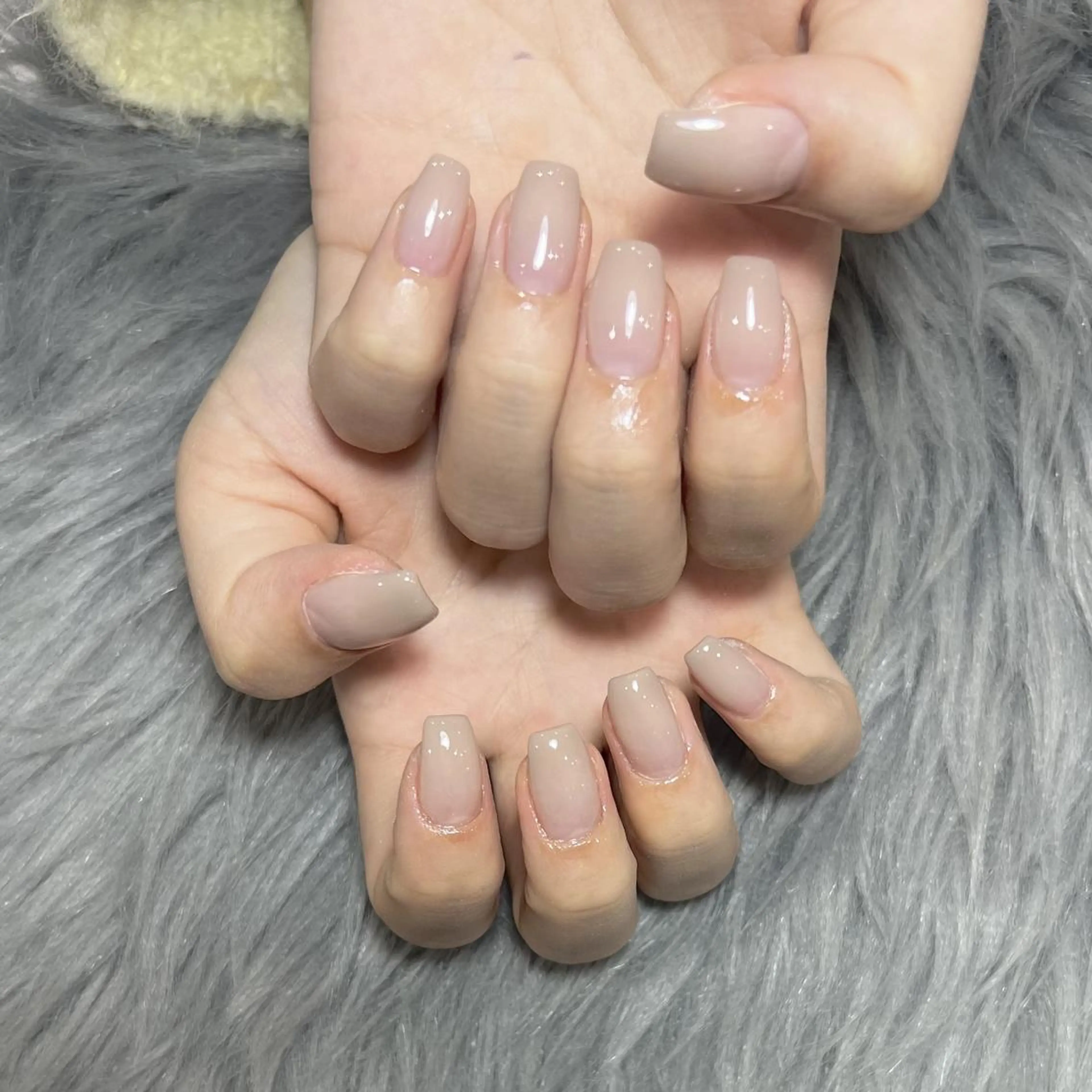 🎀クリアベース カラーグラデーションorフレンチ🎀の写真