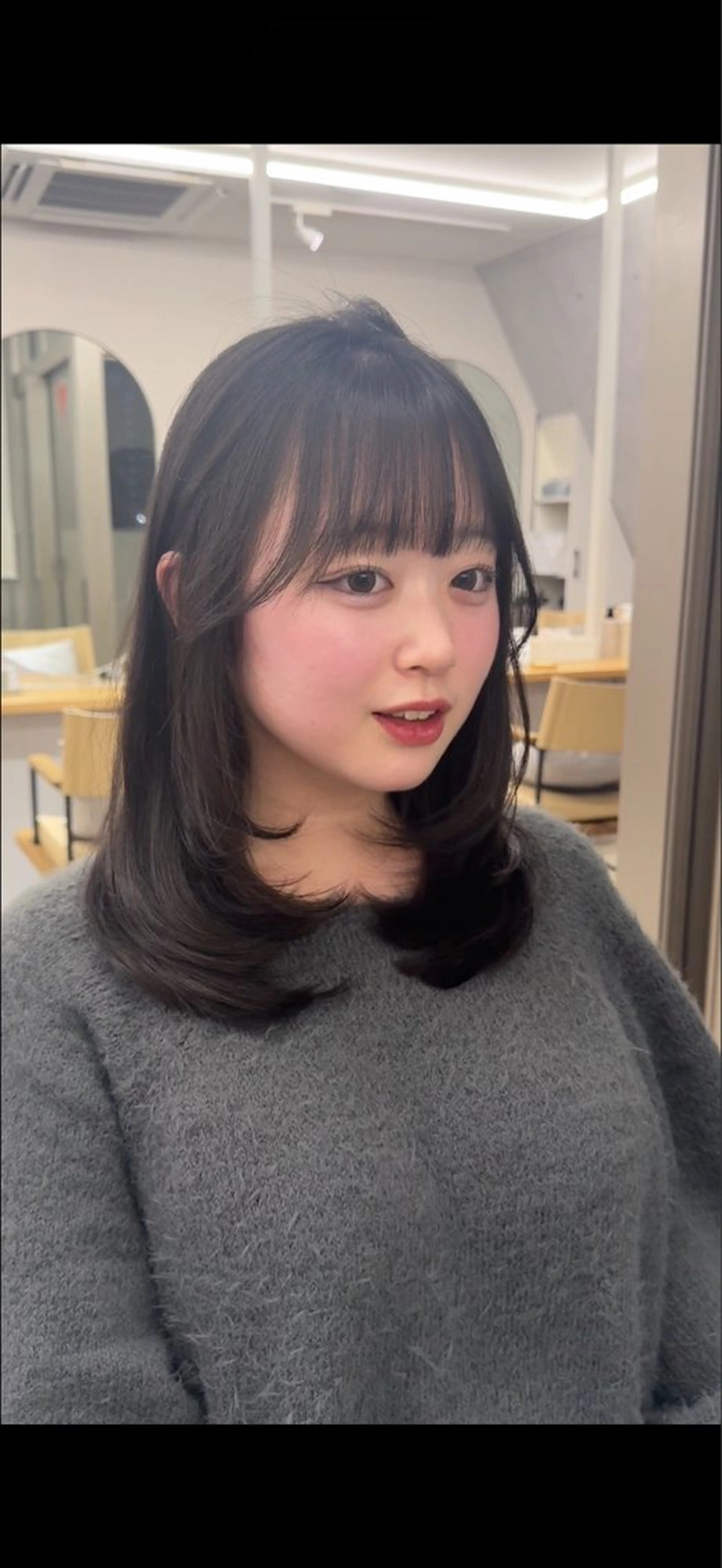 ミディアム sand所属・ゆい 似合わせカットのヘアスタイル