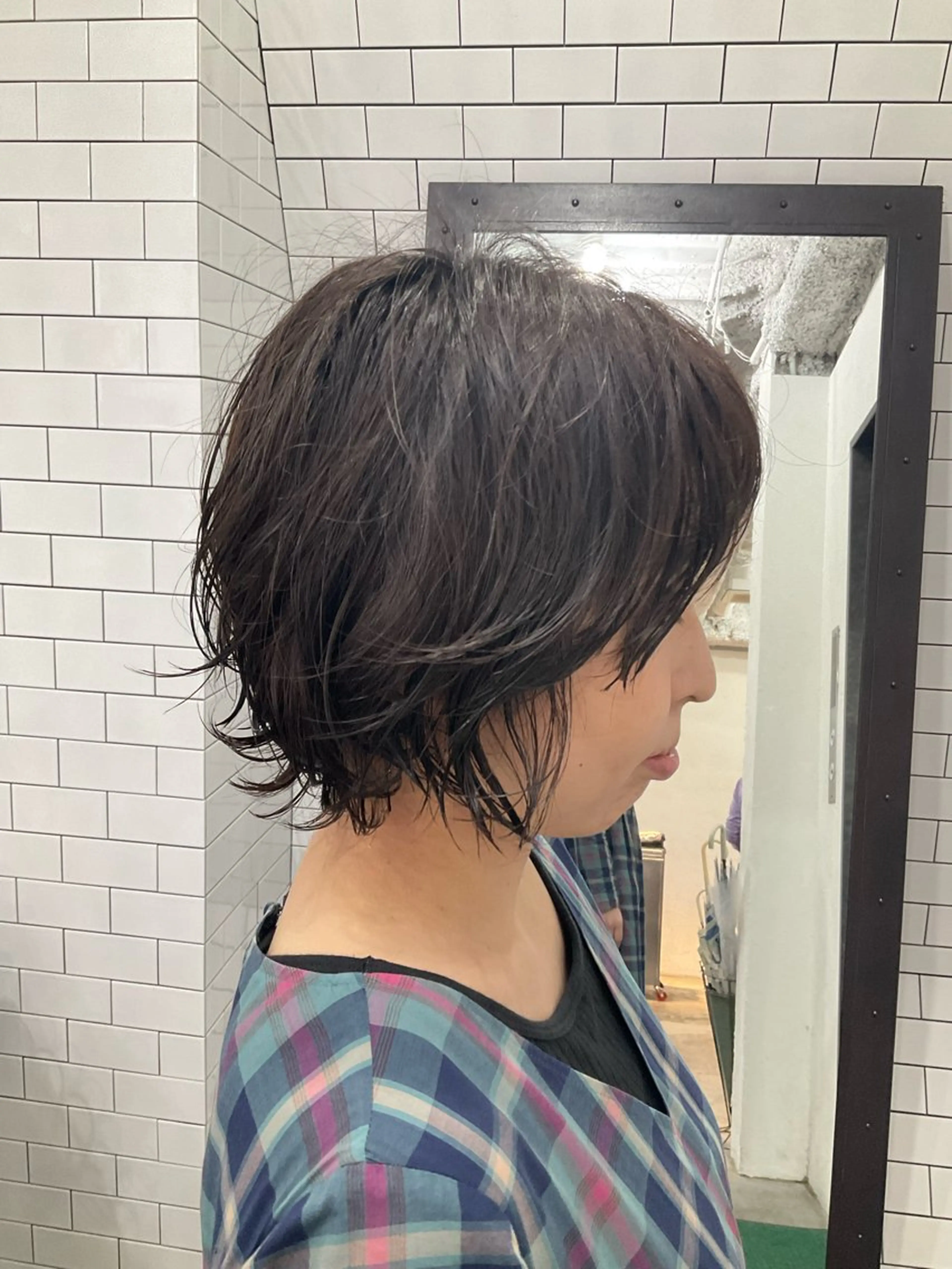 ショート ボブ 外ハネヘア 紙屋町/legare 🌈山村 麻美のヘアスタイル